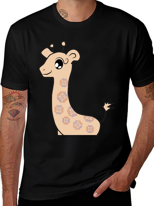 Cute Giraffe Graphic T-Shirt
