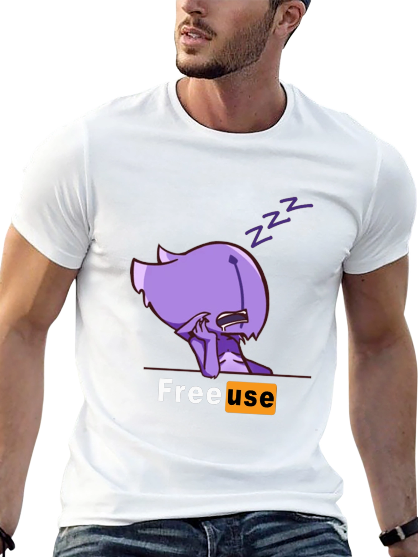 FreeUse Purple Character T-Shirt