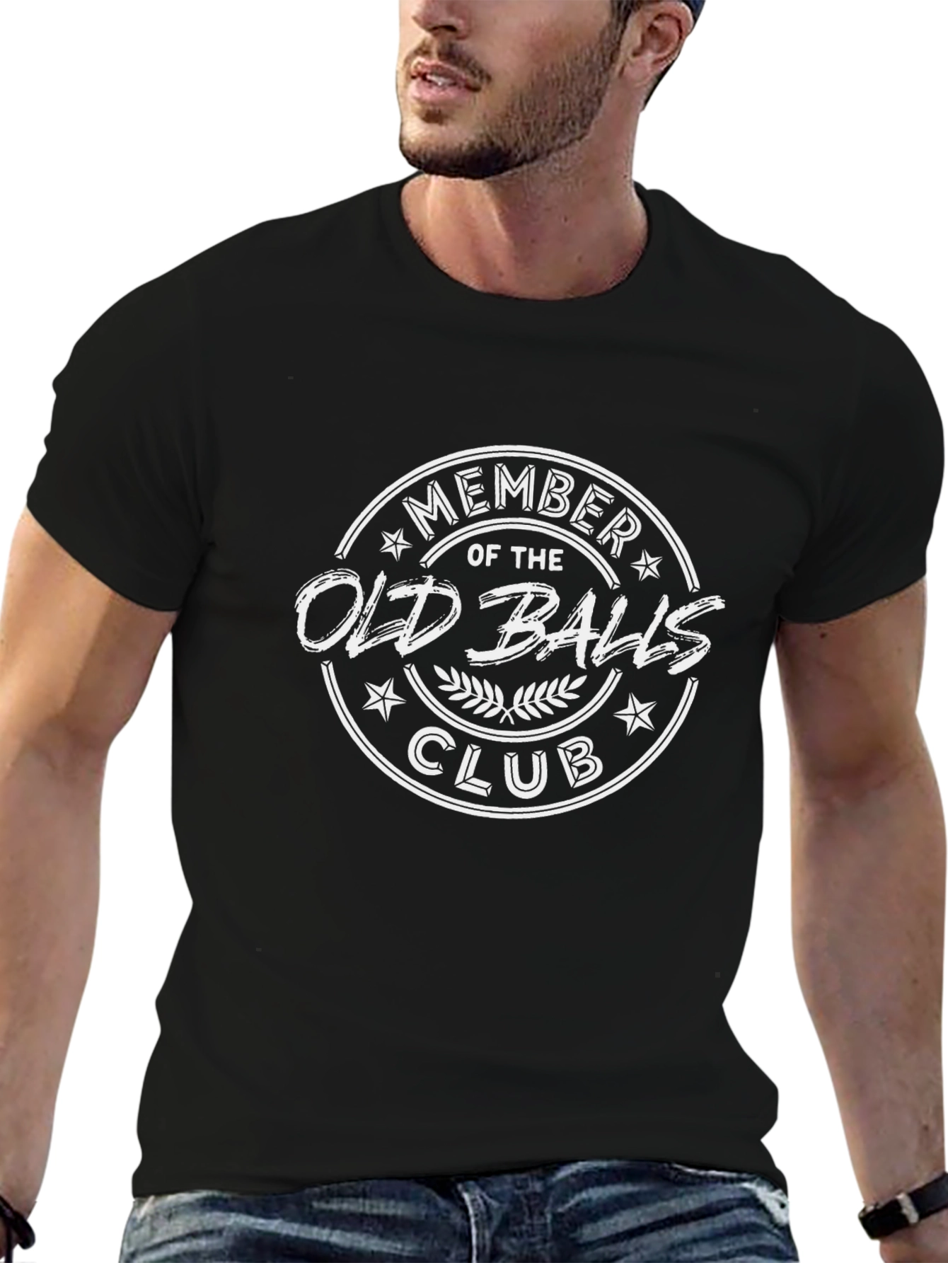 Funny Old Balls Club Graphic T-Shirt