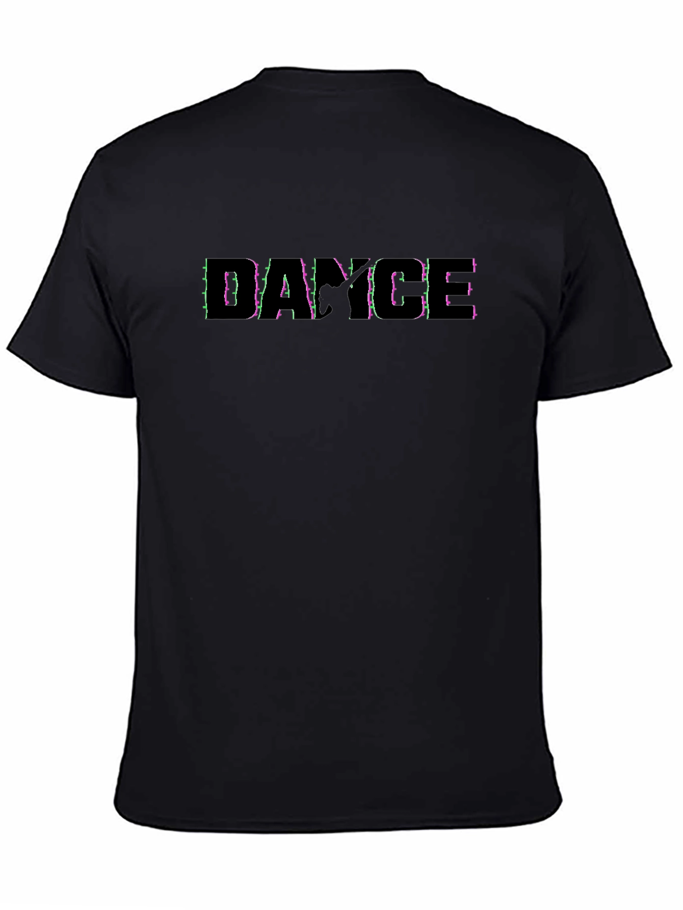 Dance Graphic Black T-Shirt - Stylish Mens Tee