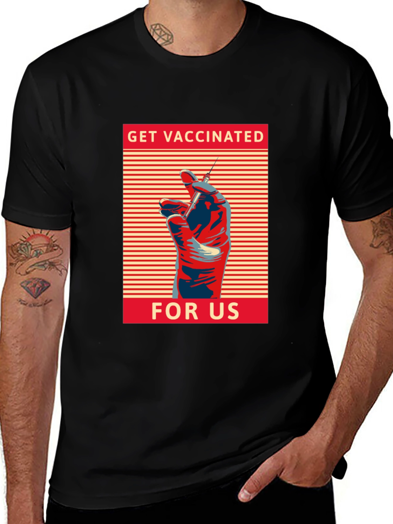 Get Vaccinated for Us Graphic T-Shirt
