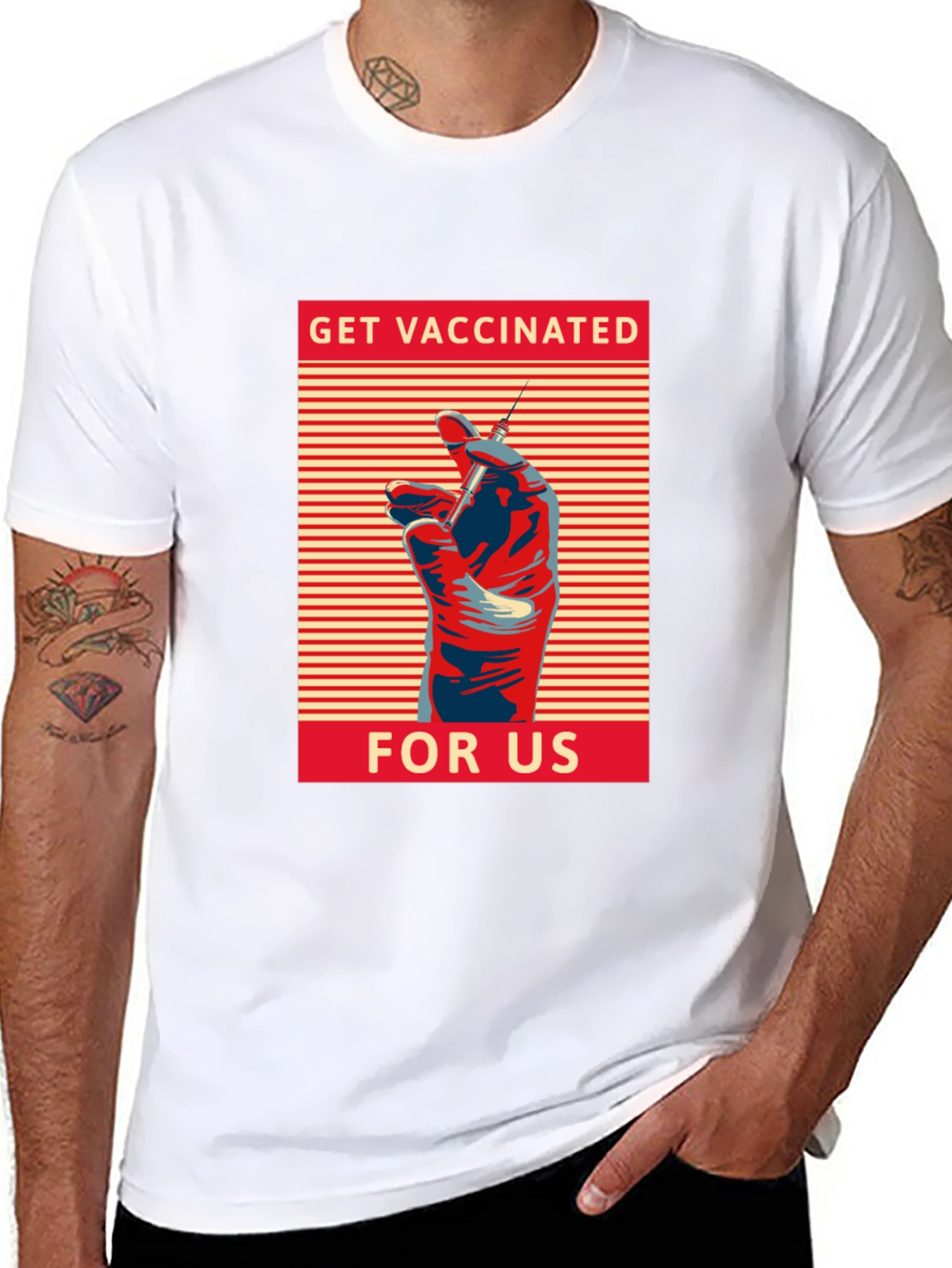 Get Vaccinated for Us Graphic T-Shirt