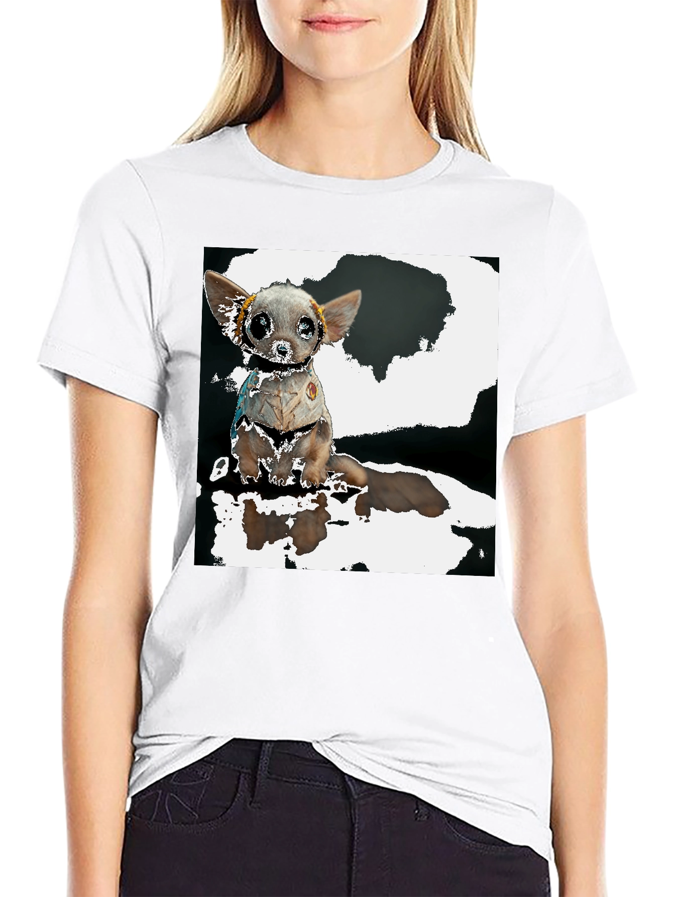Cool Chihuahua Astronaut T-Shirt