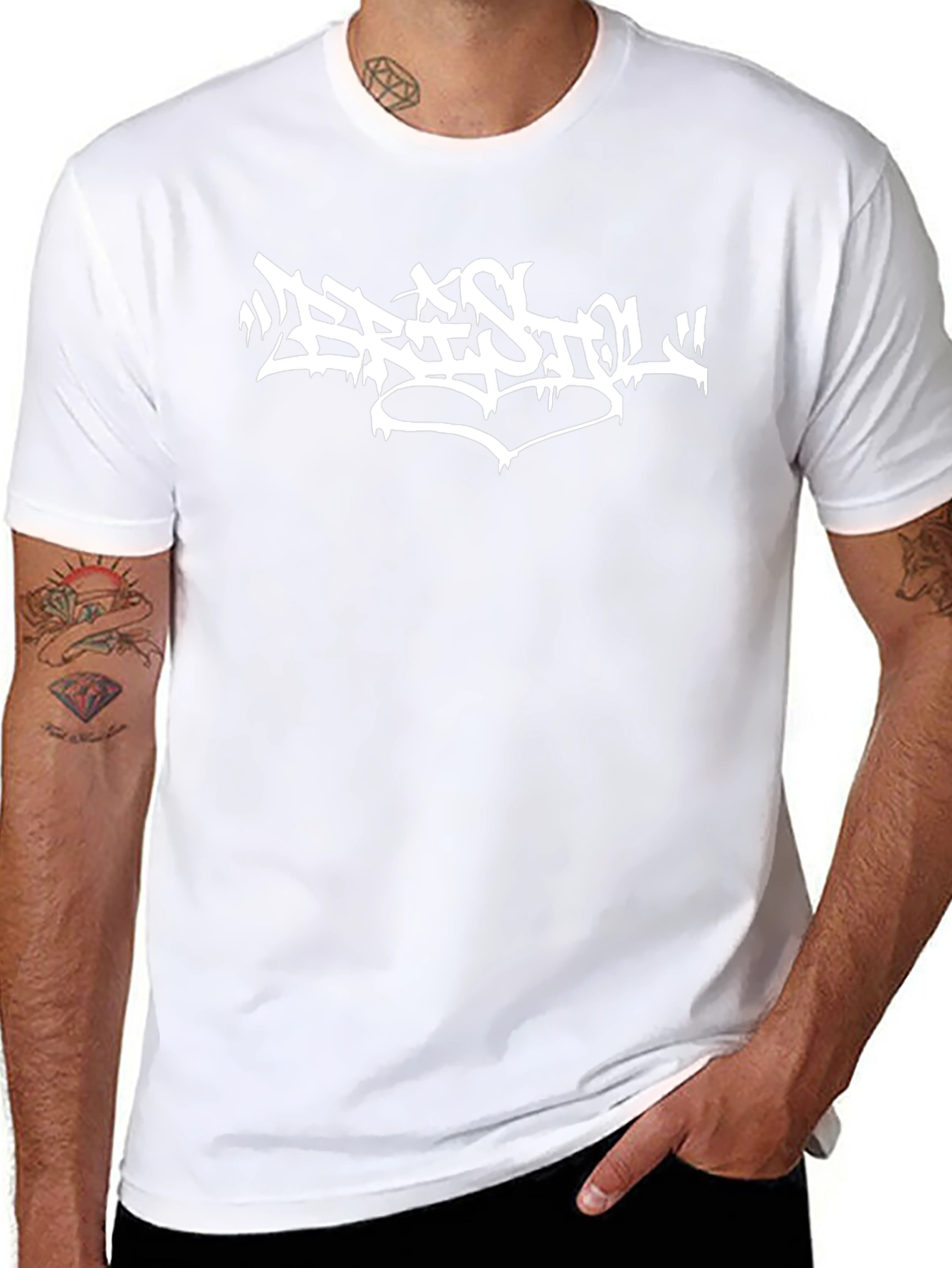 Bristol Graffiti Style Black T-Shirt