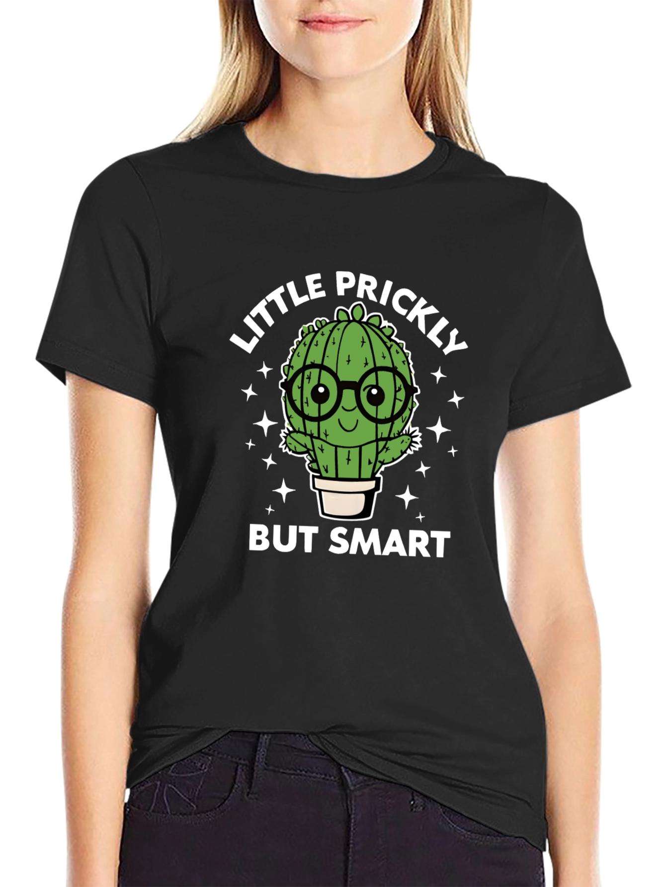 Little Prickly But Smart Cactus Graphic Tee