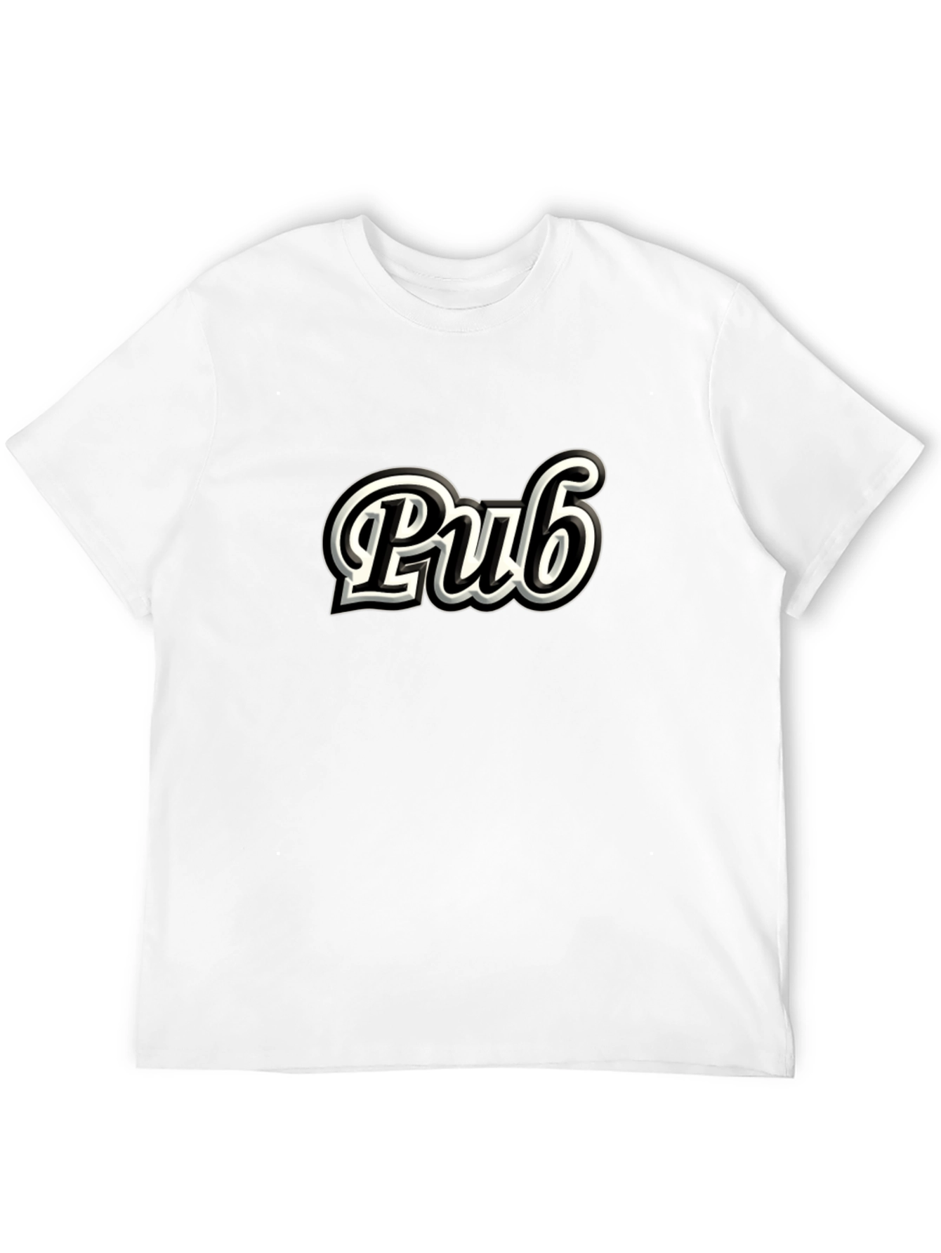 Classic Pub Graphic T-Shirt - Casual Black Tee