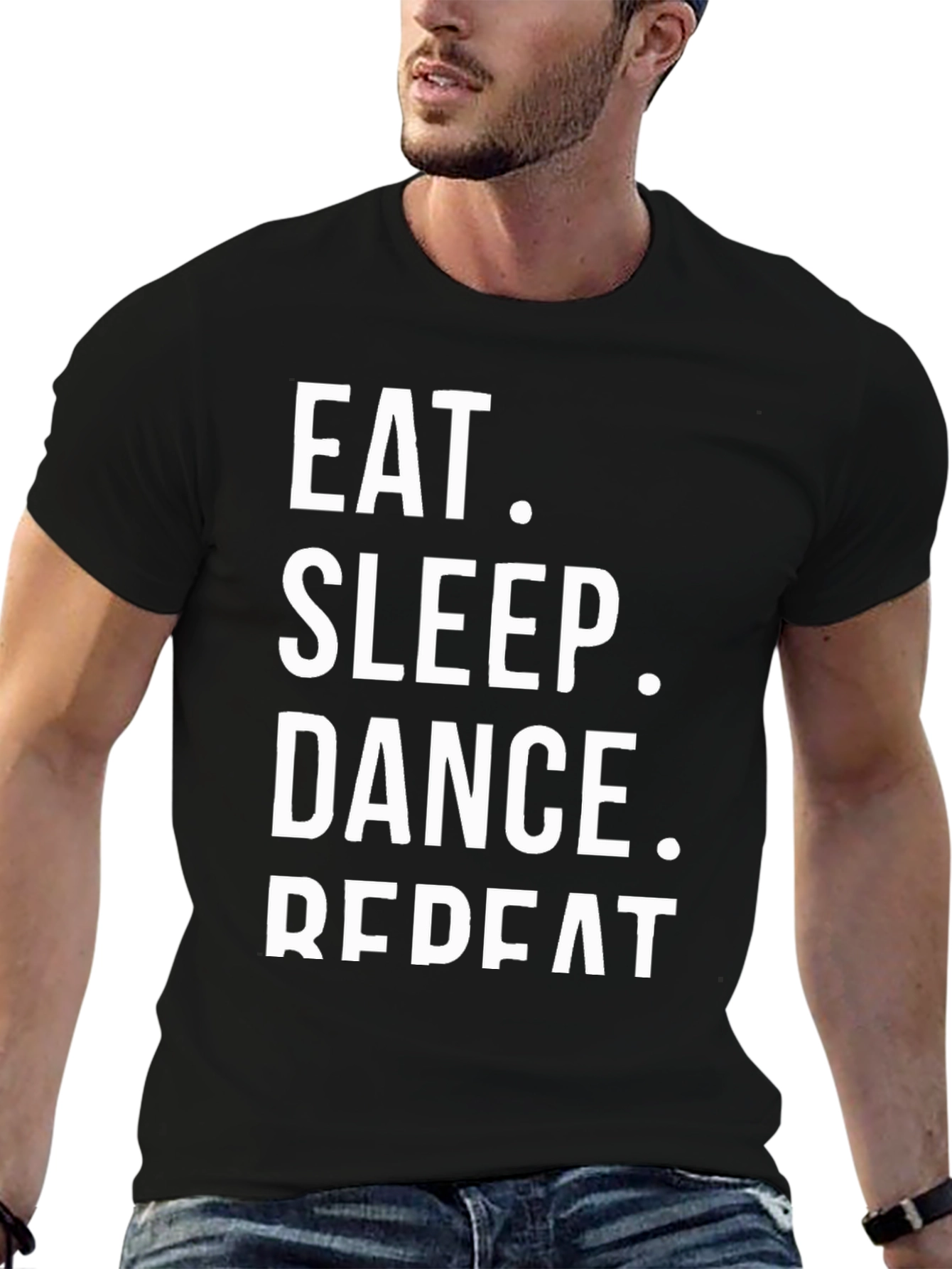Eat Sleep Dance Repeat Black T-Shirt