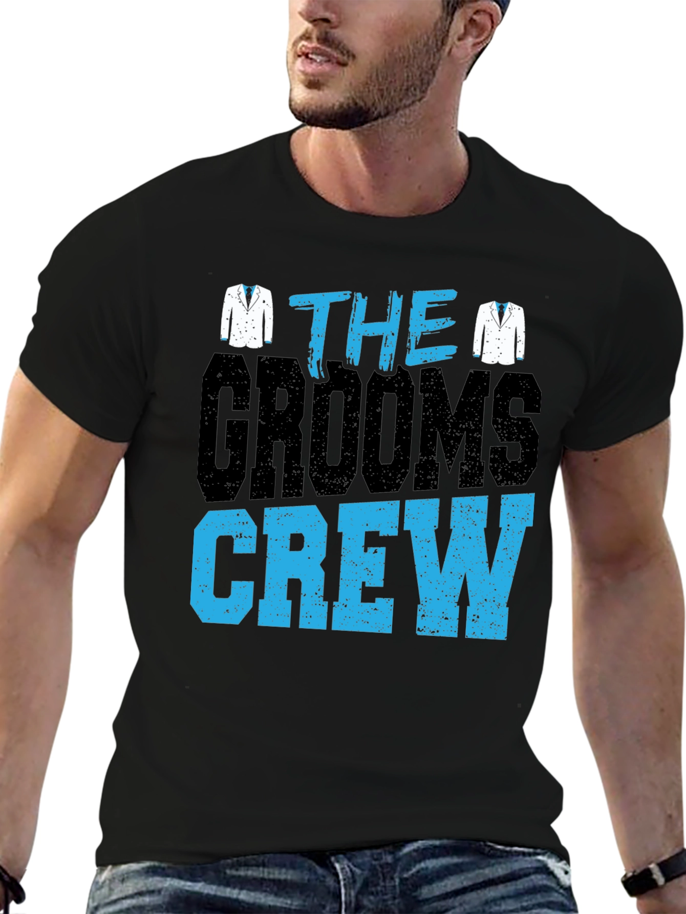 The Grooms Crew T-Shirt - Wedding Party Apparel