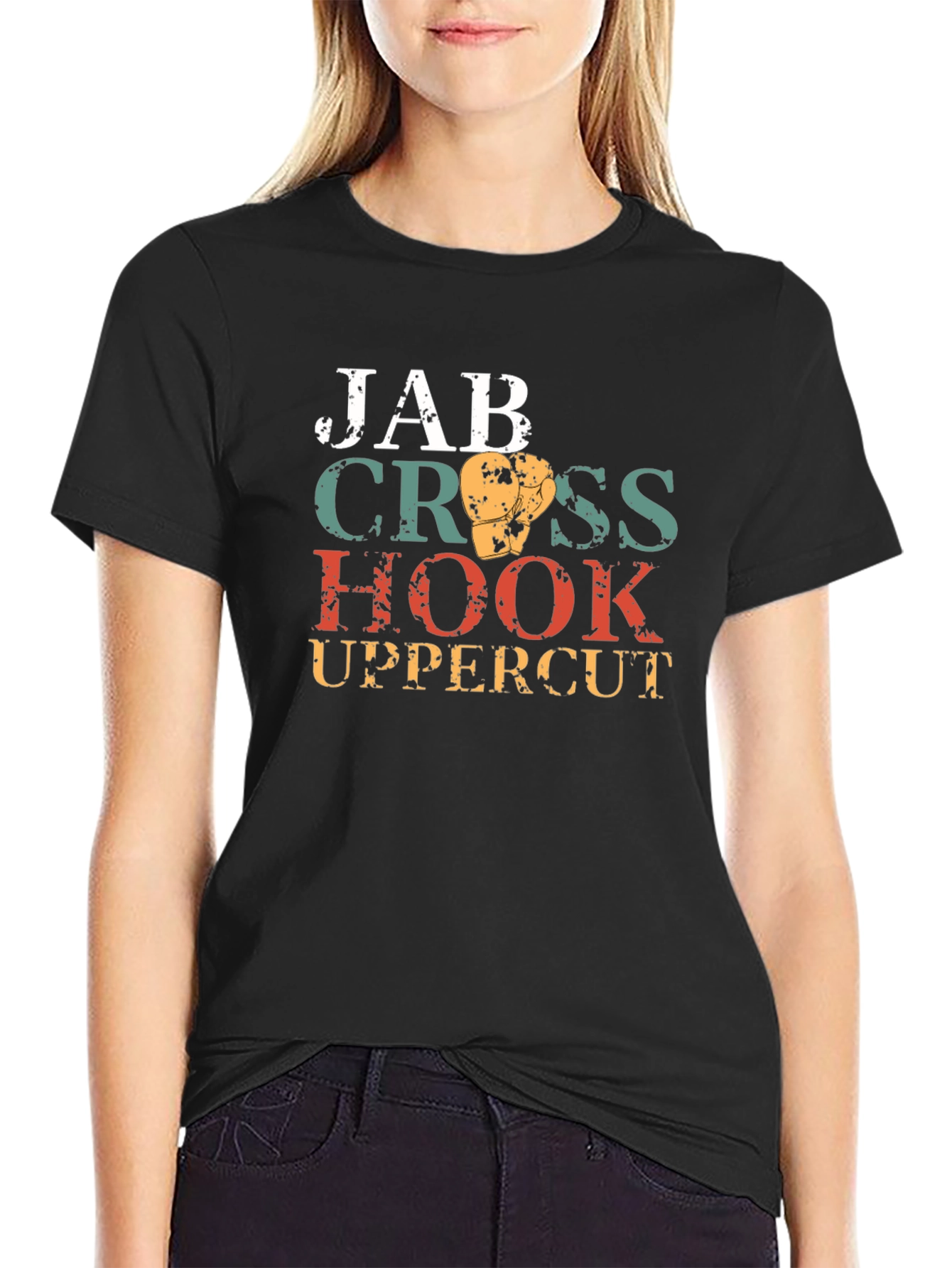 Jab Cross Hook Uppercut Boxing T-Shirt