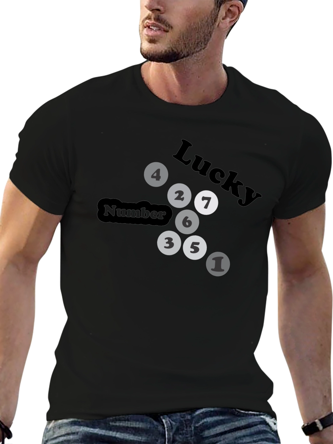 Lucky Number Graphic T-Shirt