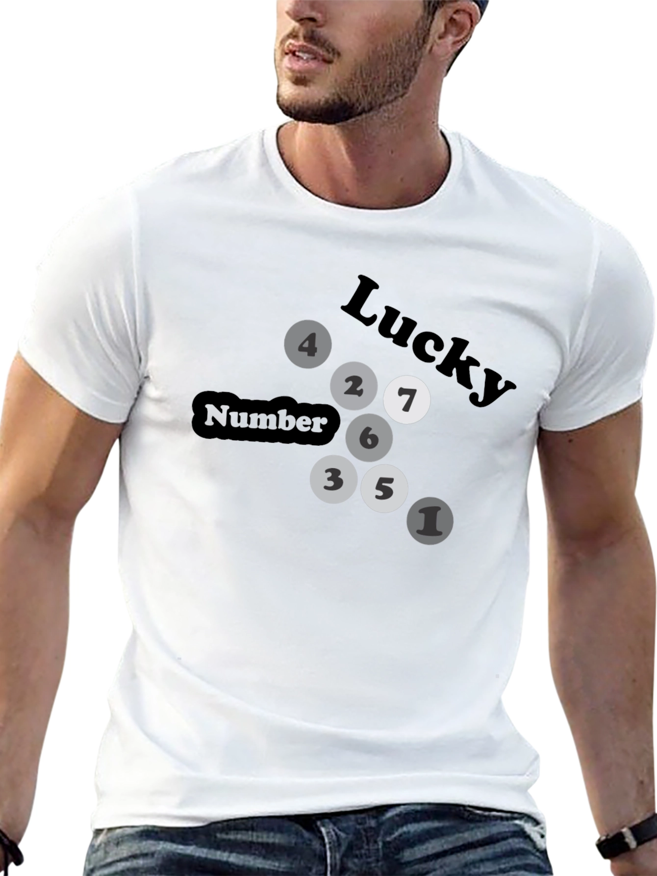 Lucky Number Graphic T-Shirt