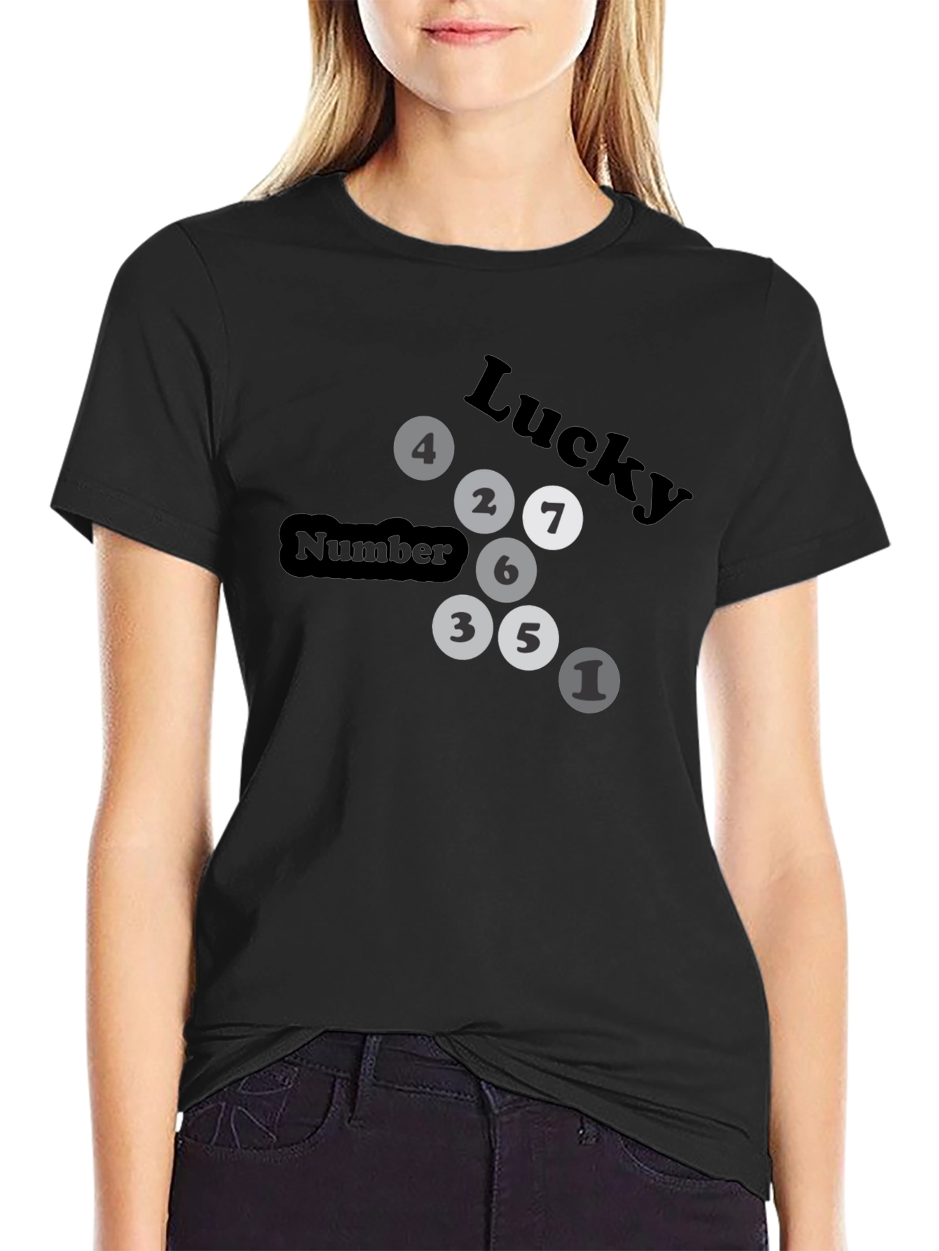 Lucky Number Graphic T-Shirt