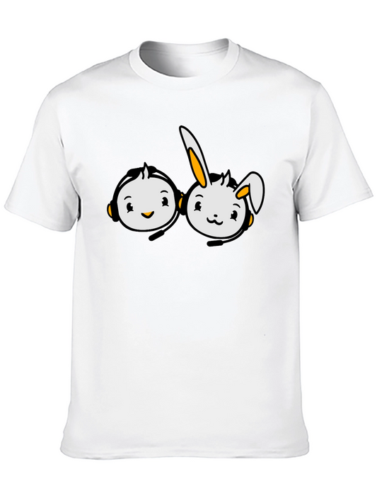 Cute Cartoon Character Graphic T-Shirt