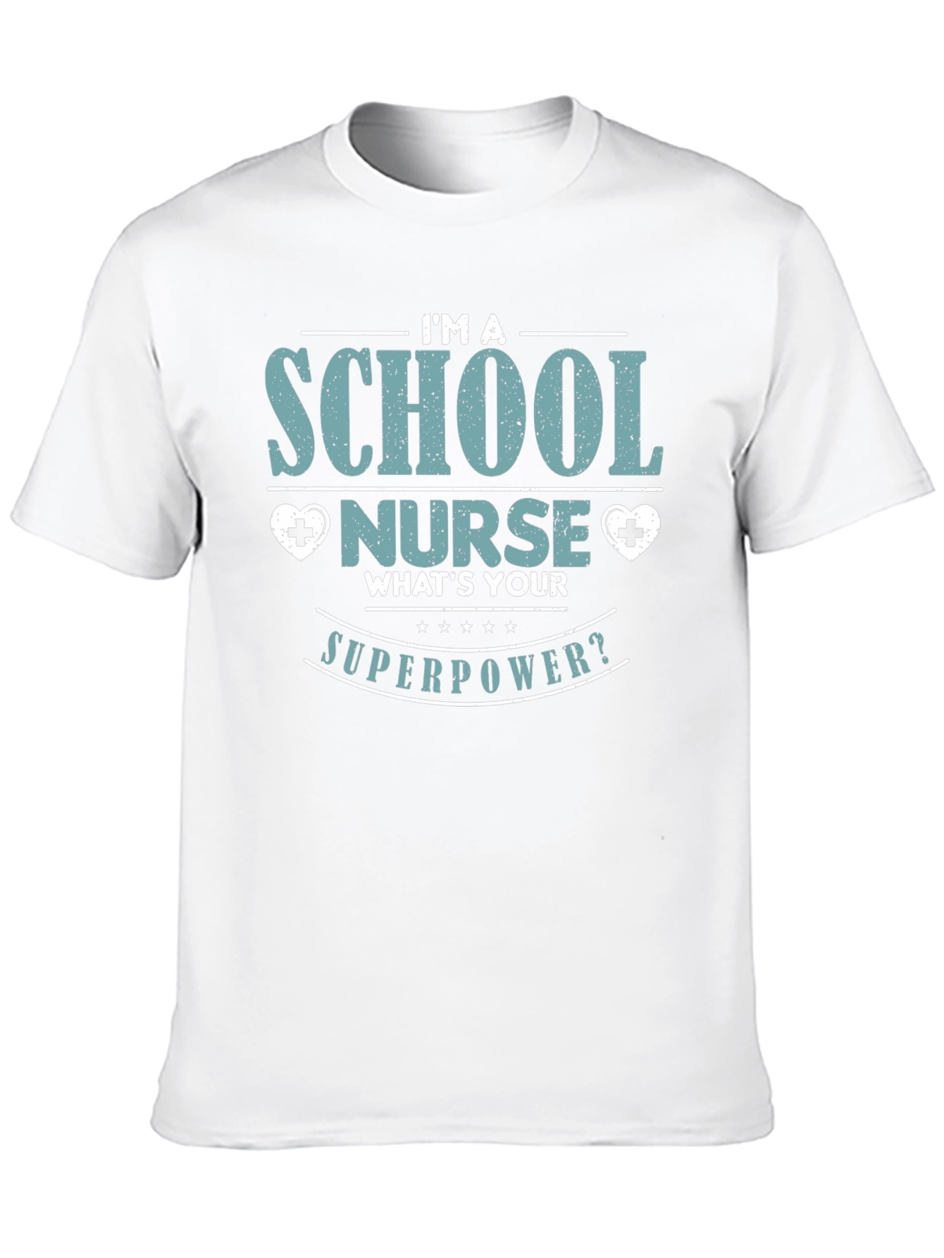 School Nurse Superpower T-Shirt - Black