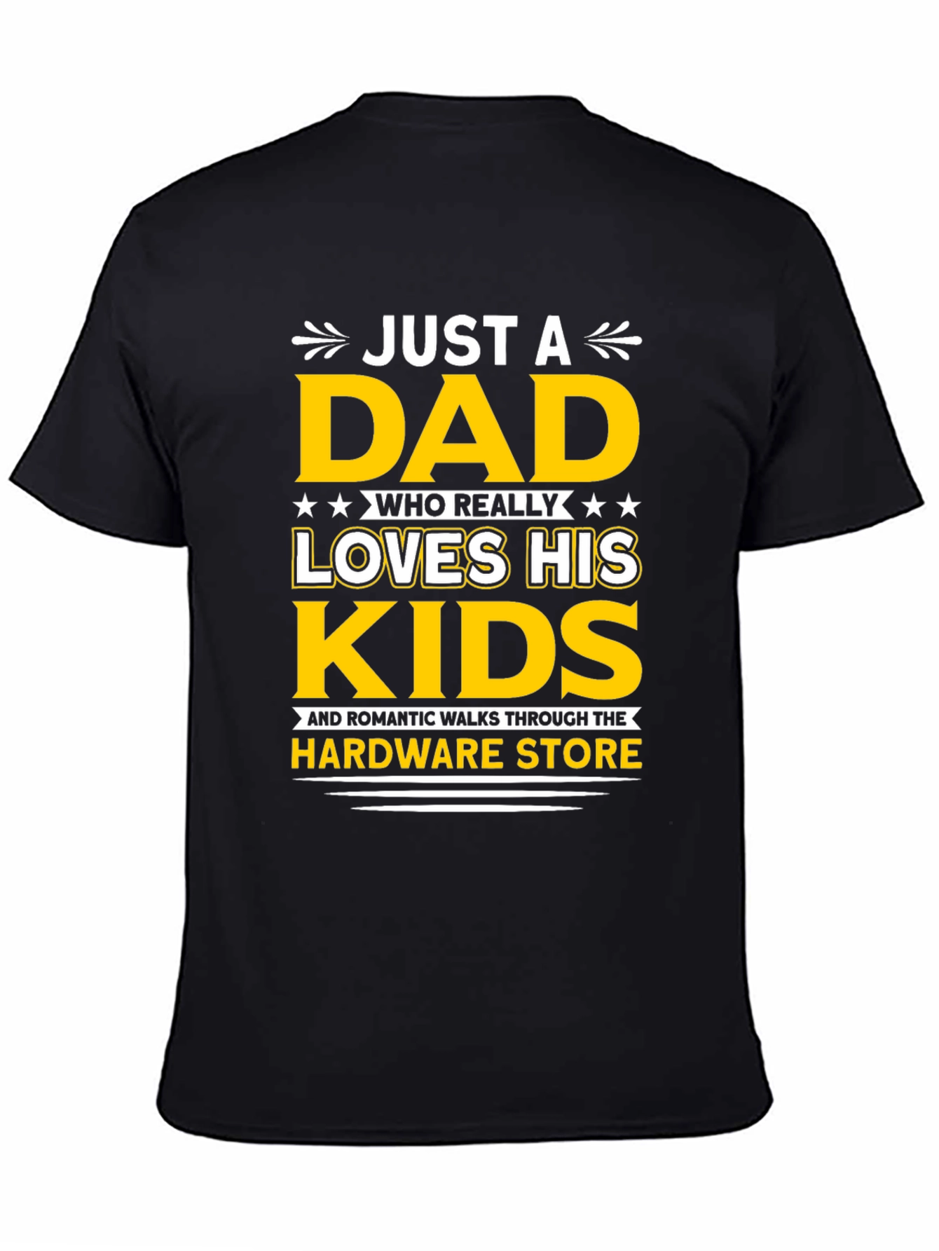 Just a Dad Who Loves His Kids T-Shirt