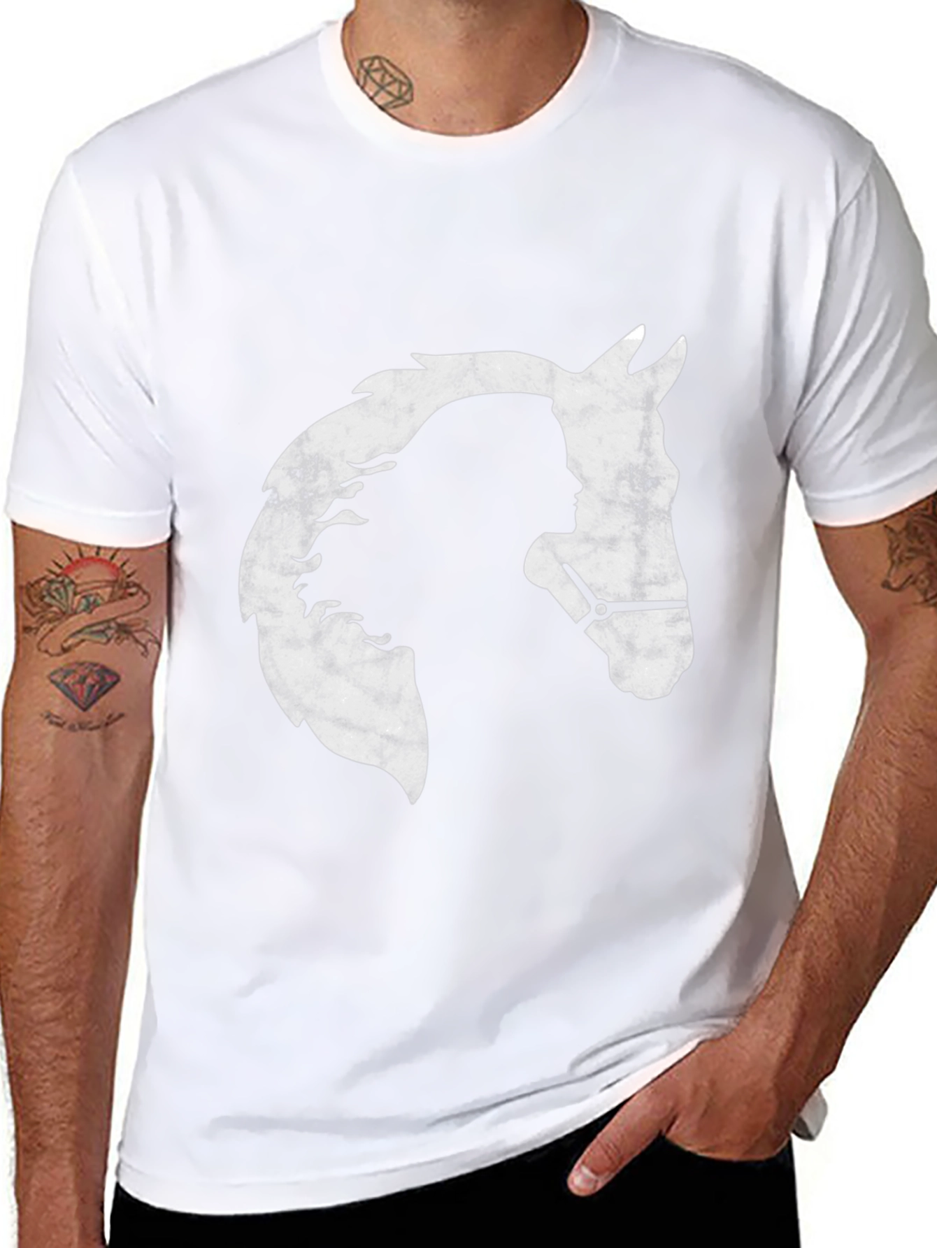 Equestrian Silhouette Graphic Tee