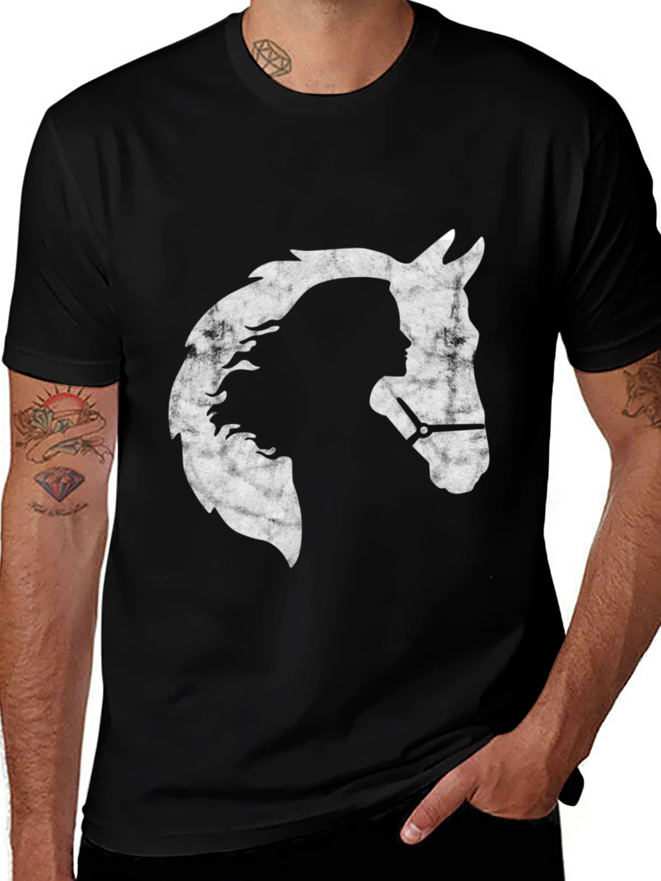 Equestrian Silhouette Graphic Tee
