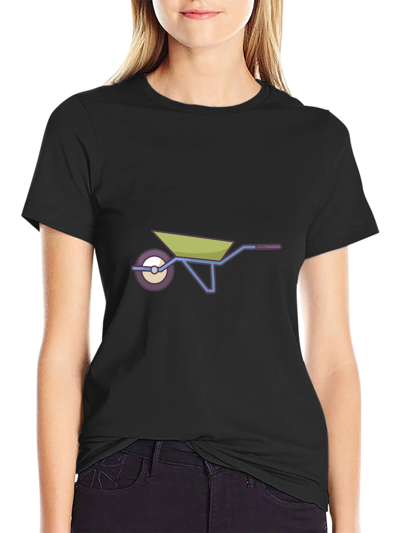 Wheelbarrow Graphic Tee - Black