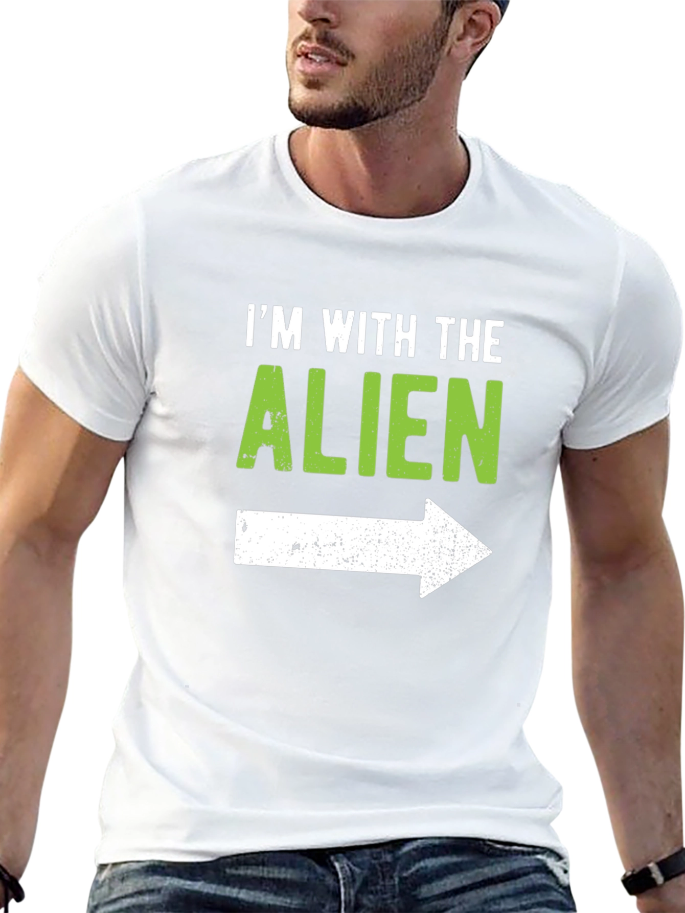 Im With the Alien Graphic Tee