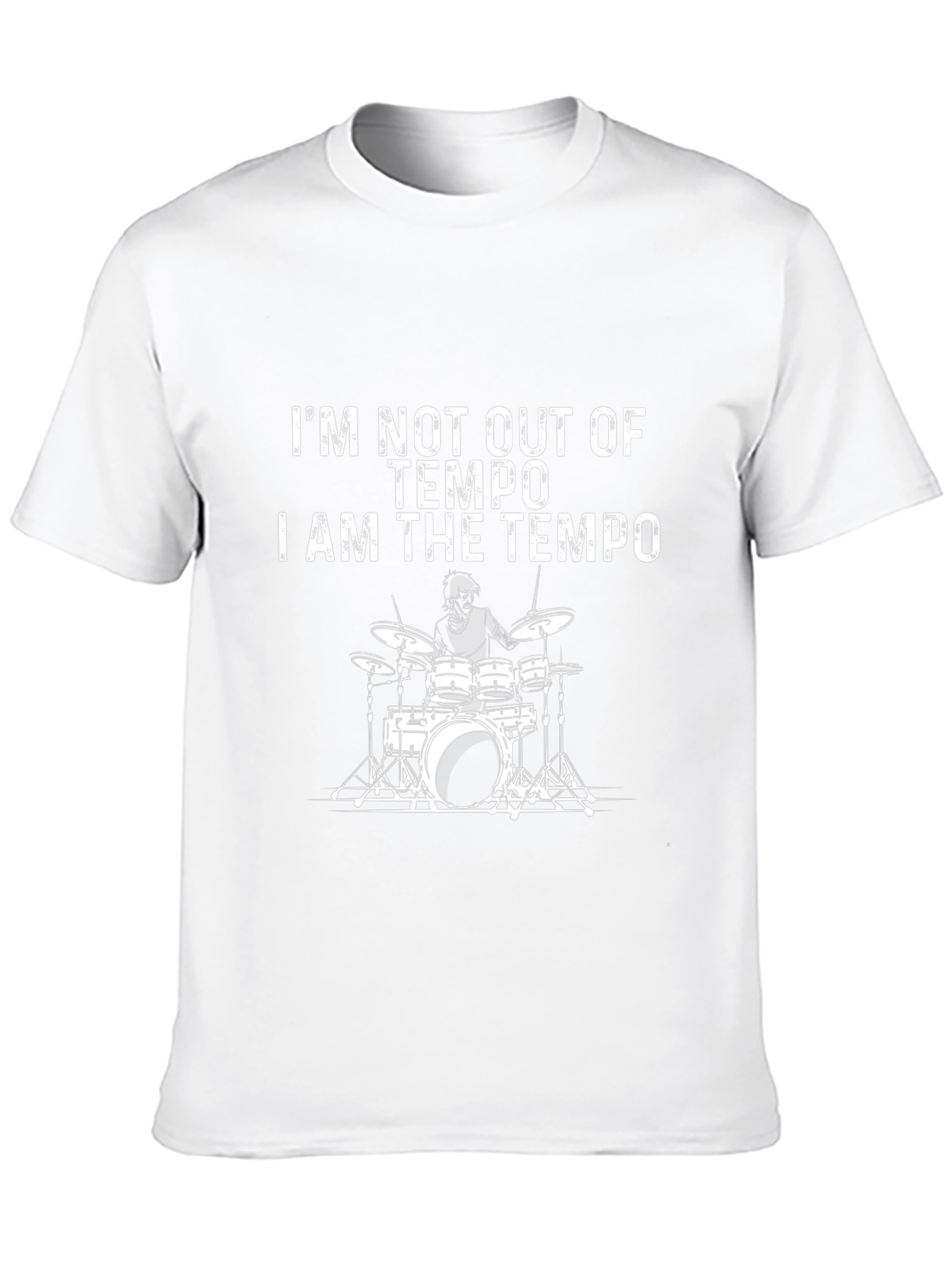 Drummer Tempo T-Shirt - Music Lover Tee