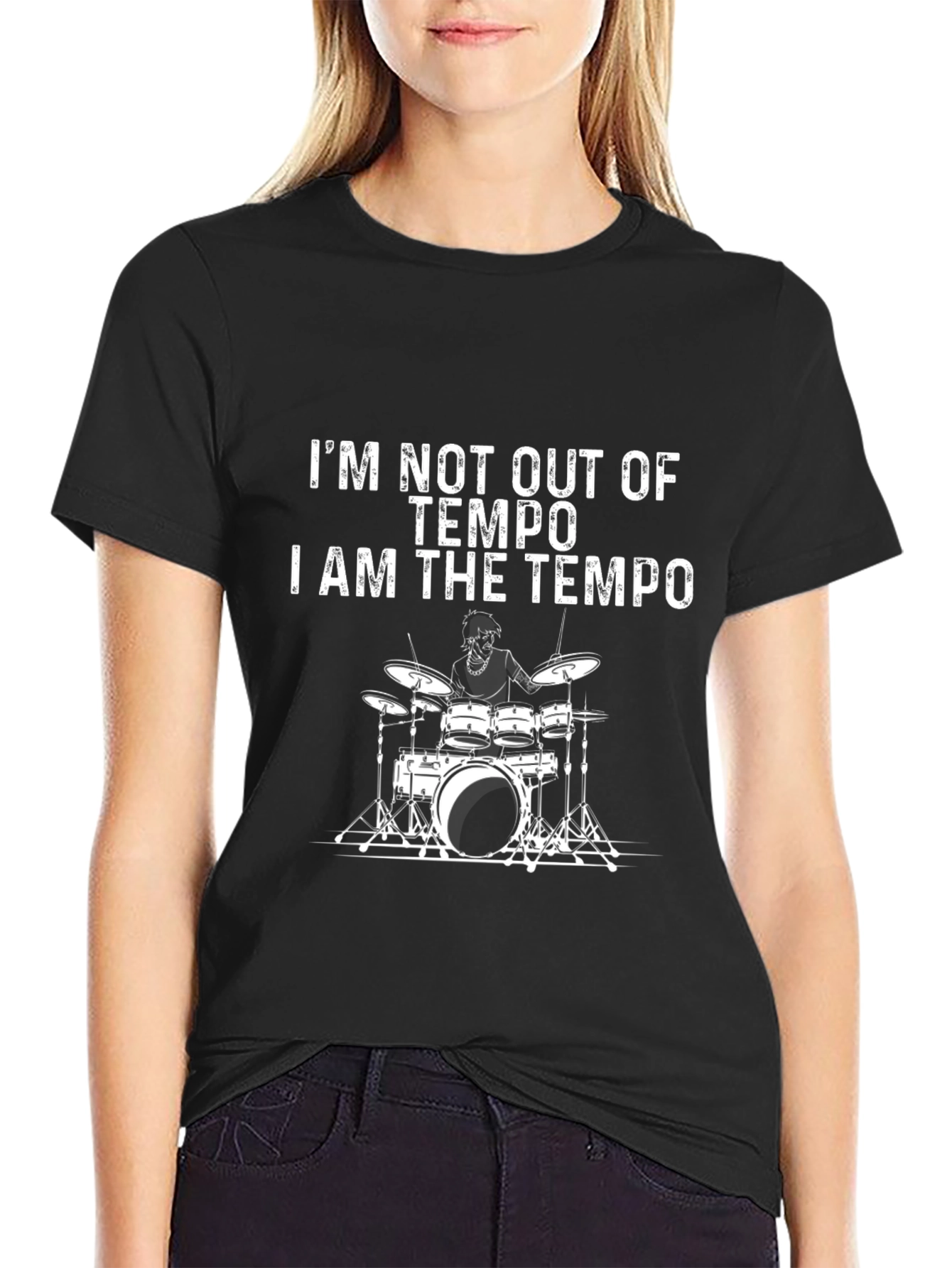 Drummer Tempo T-Shirt - Music Lover Tee
