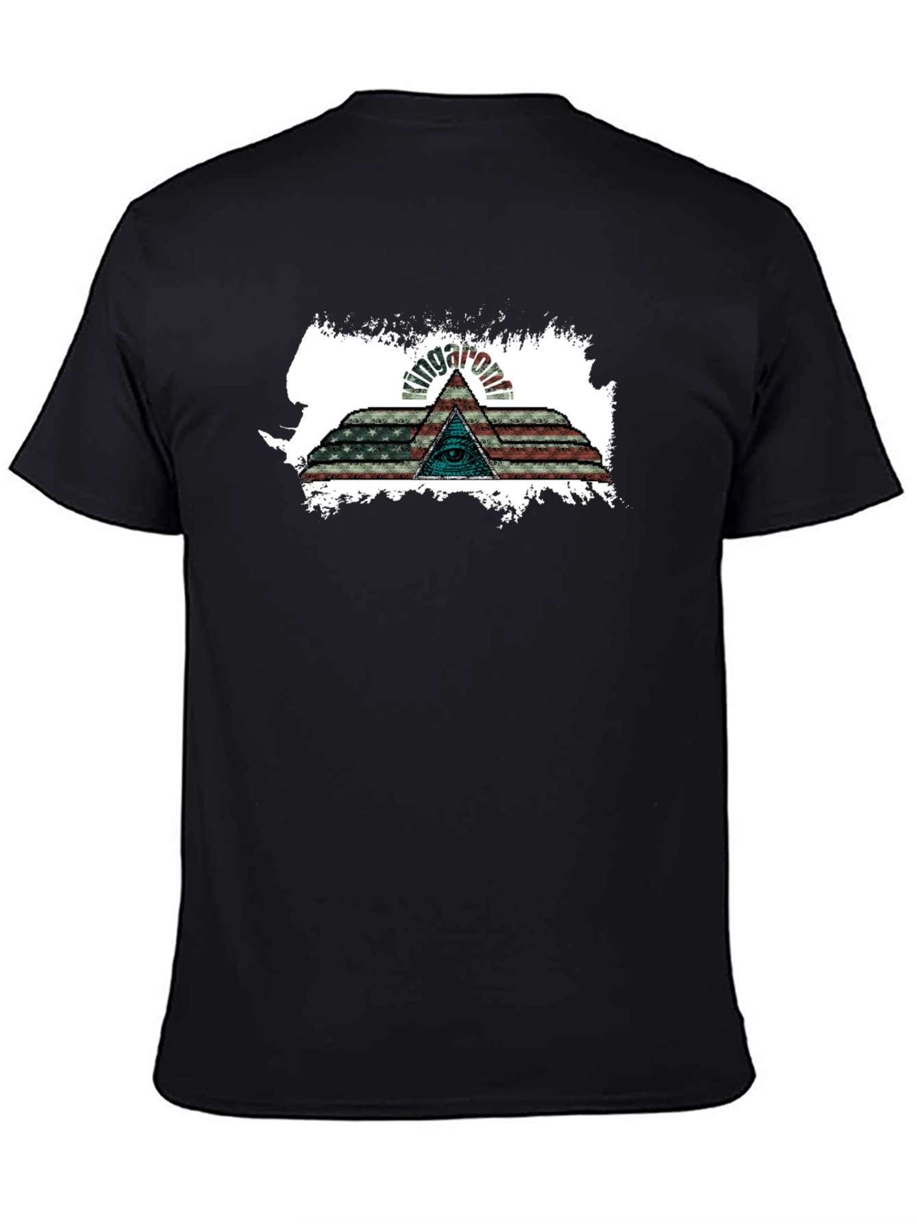 Illuminati American Flag Graphic Tee