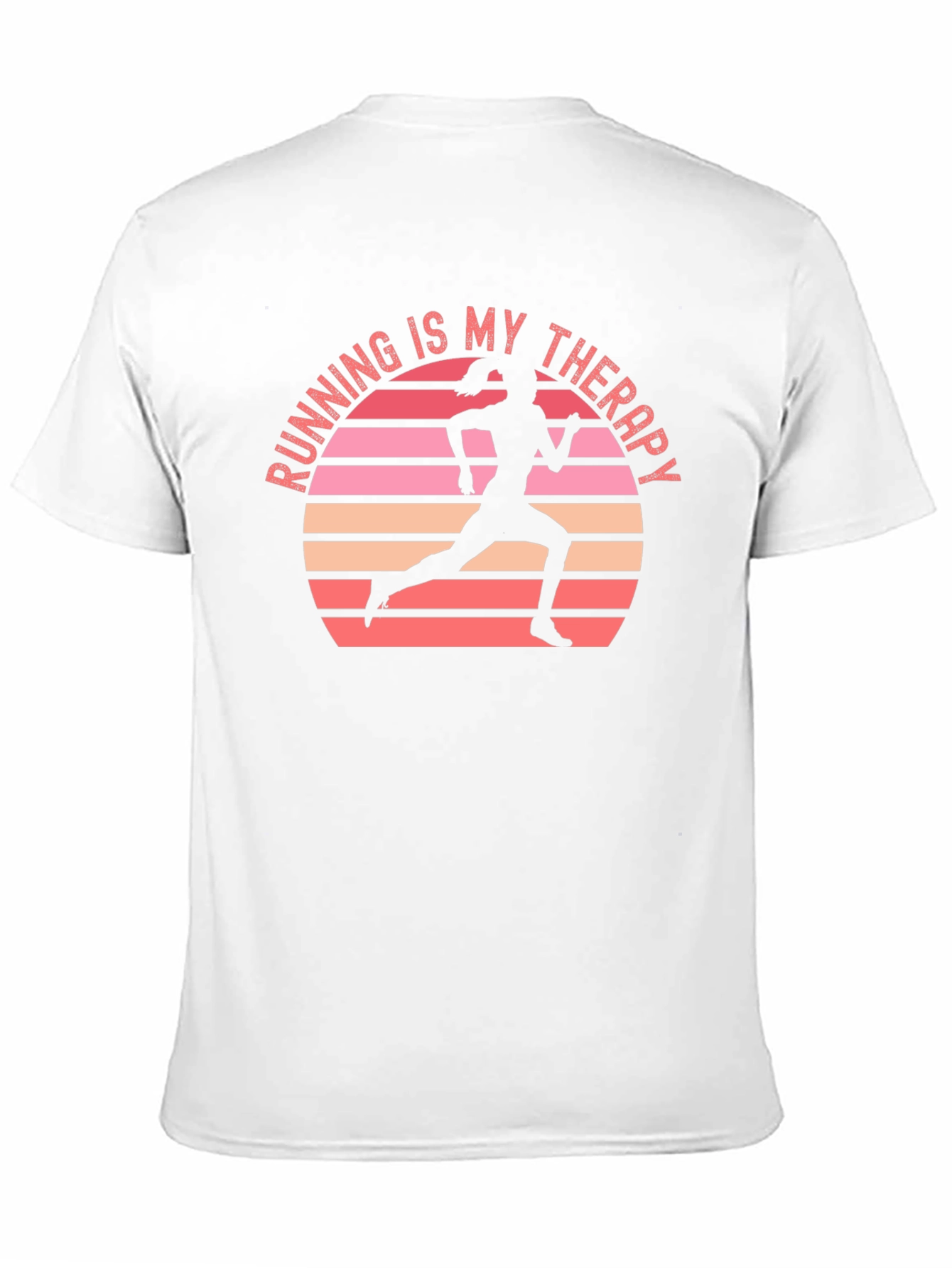Running Is My Therapy T-Shirt - Motivational Runner Tee