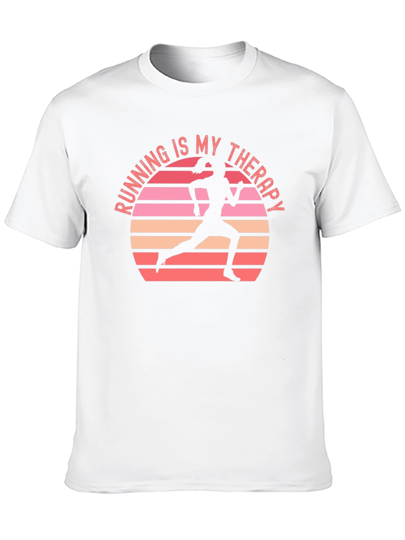 Running Is My Therapy T-Shirt - Motivational Runner Tee