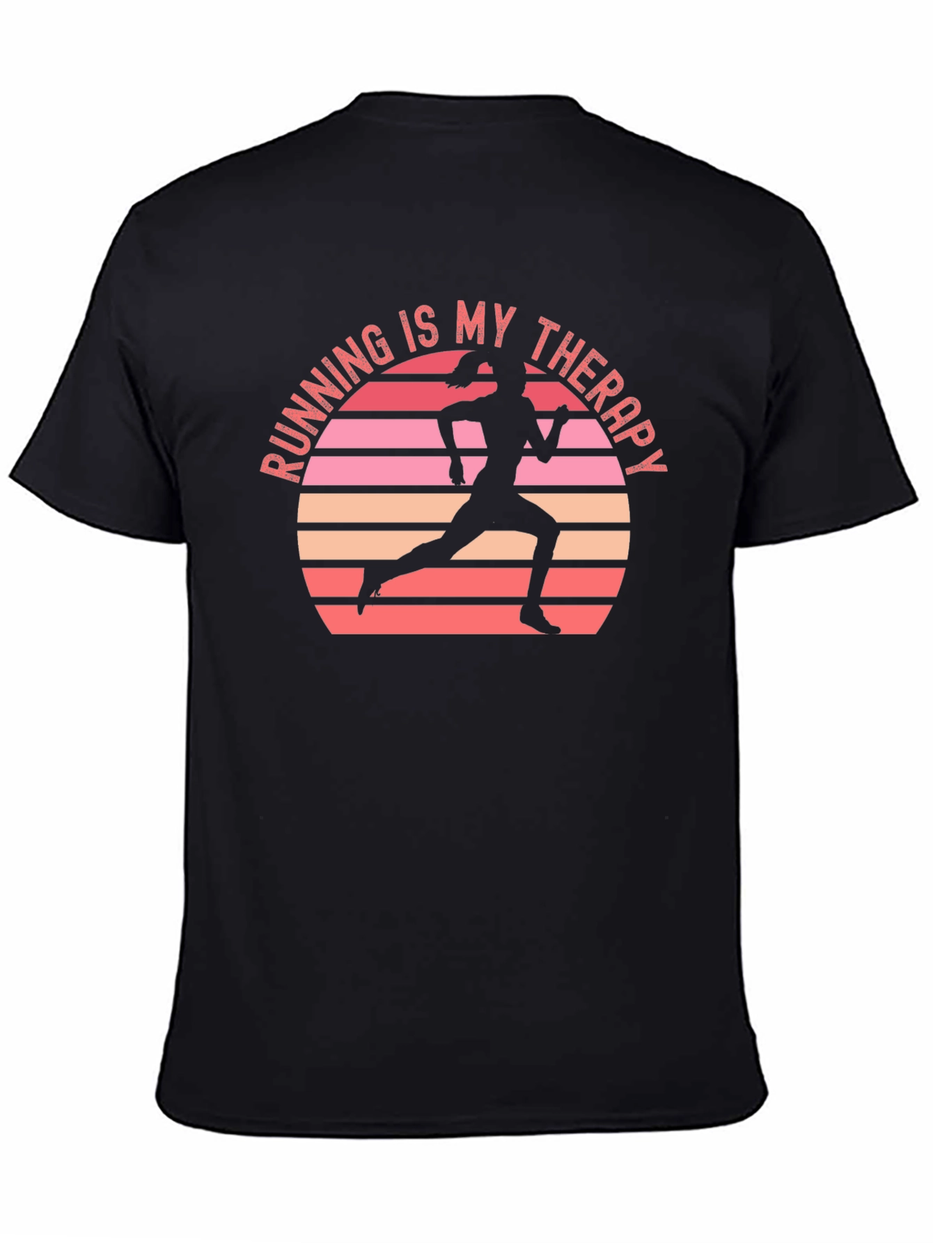 Running Is My Therapy T-Shirt - Motivational Runner Tee