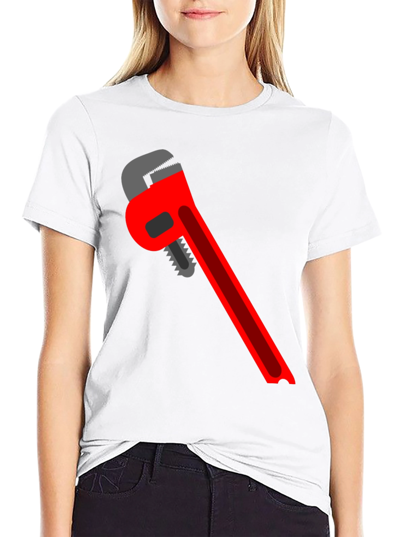 Wrench Graphic T-Shirt - Black Cotton Tee
