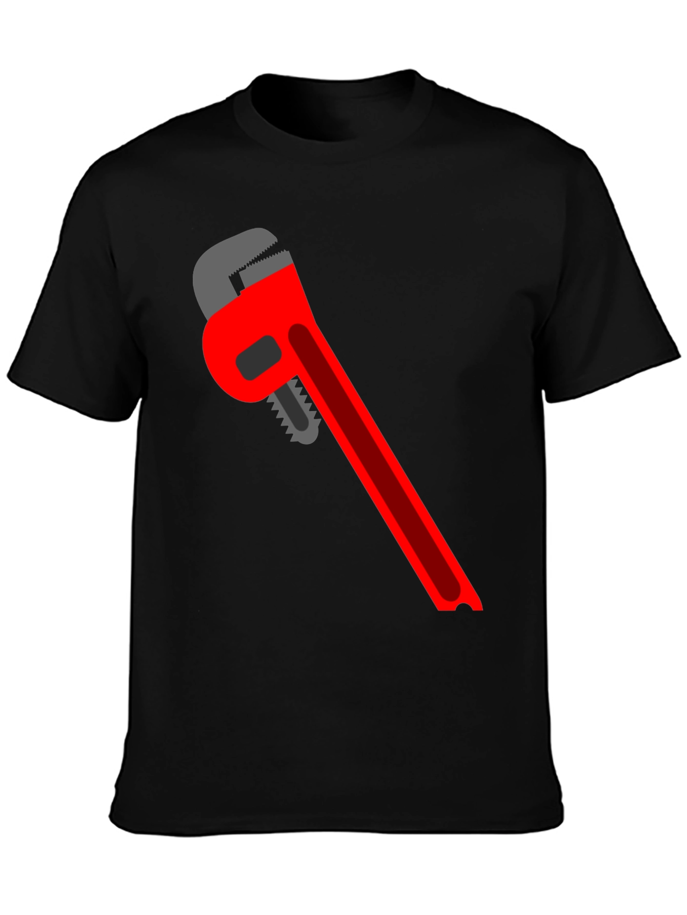 Wrench Graphic T-Shirt - Black Cotton Tee