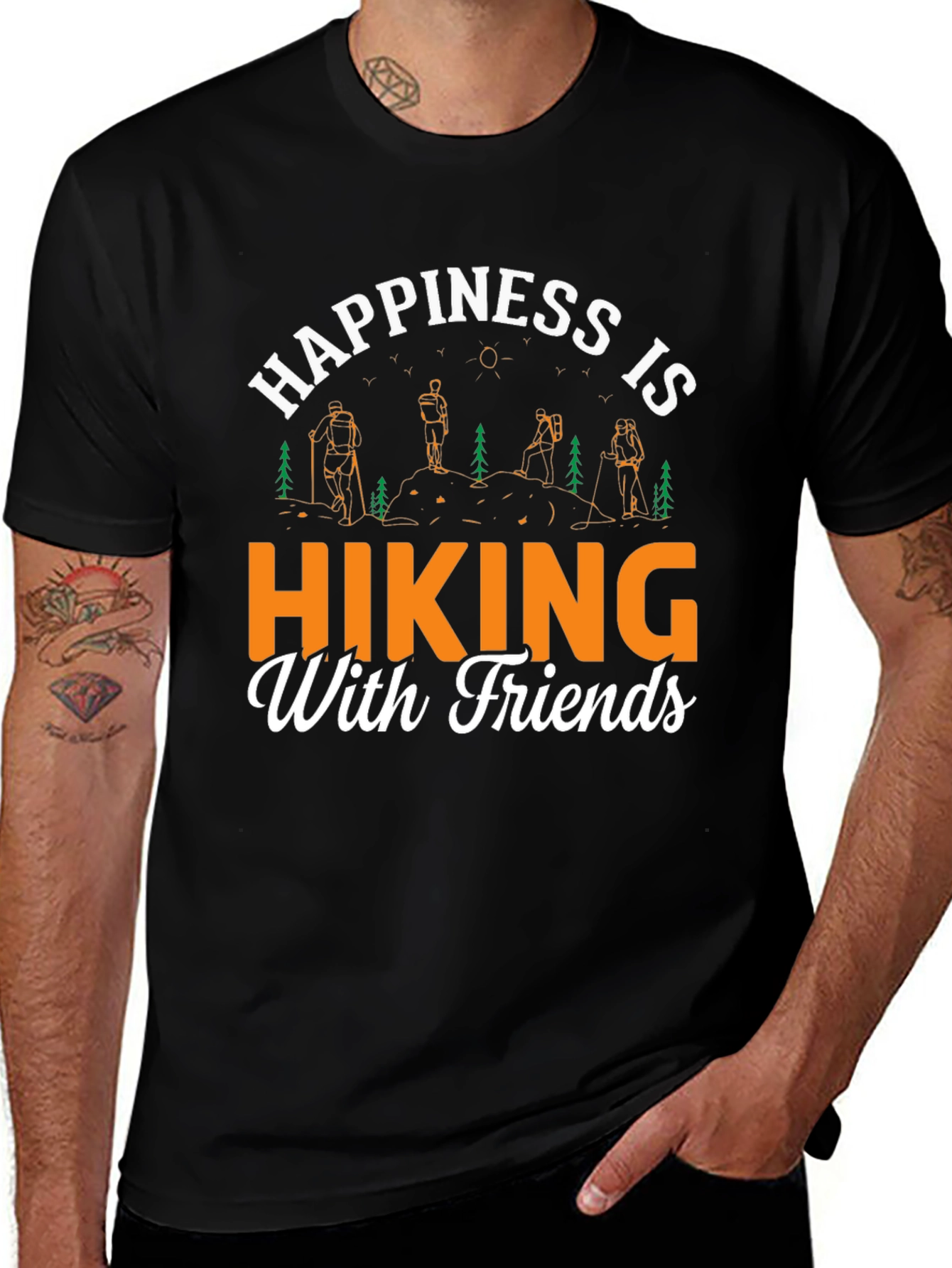 Hiking with Friends Graphic Tee