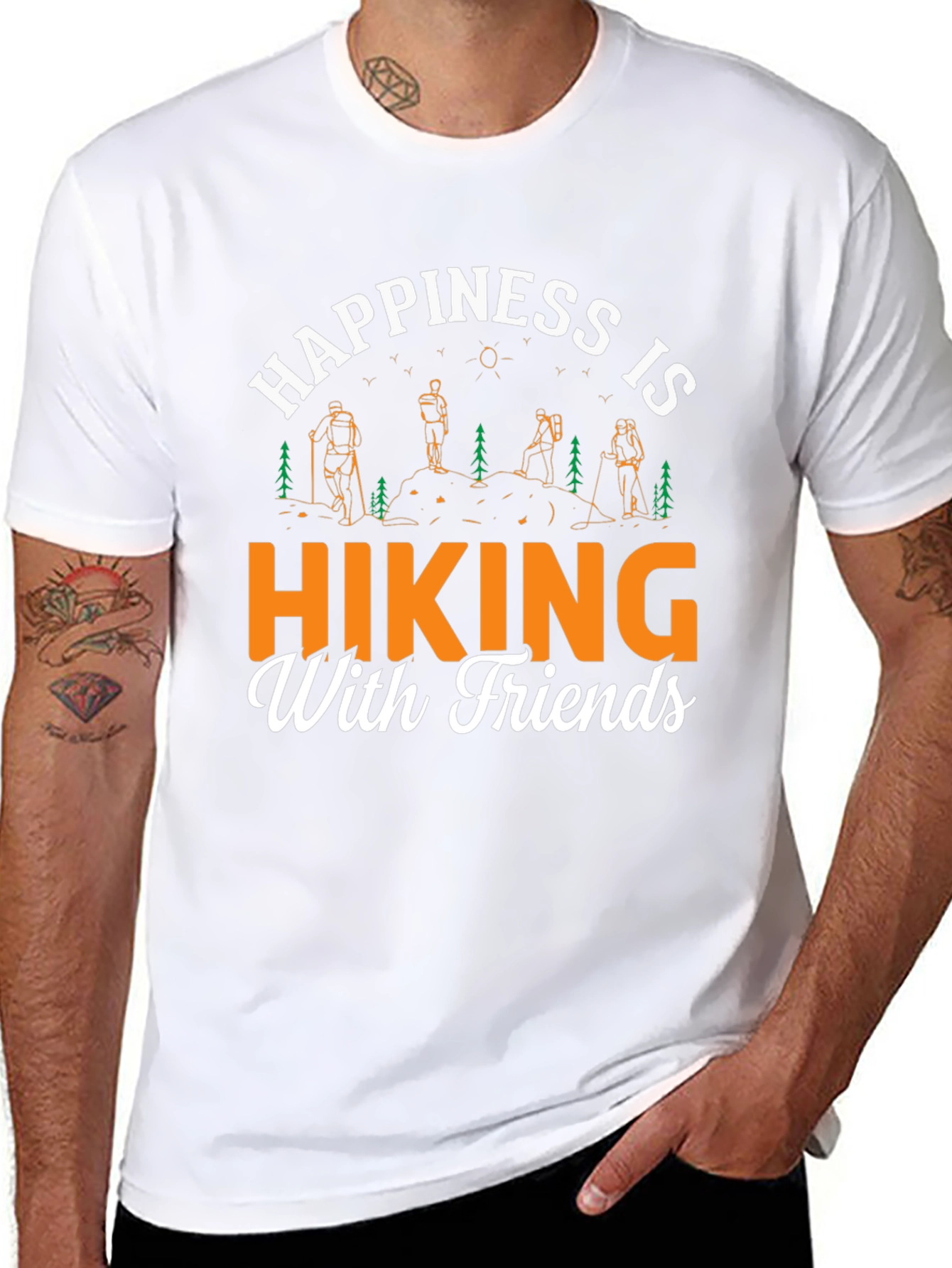 Hiking with Friends Graphic Tee