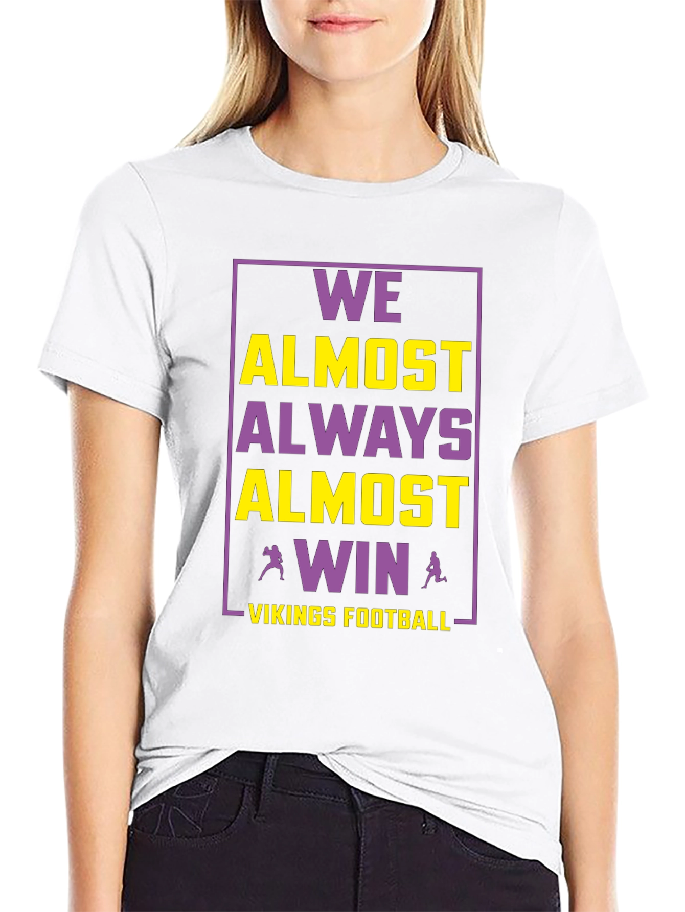 Vikings Football Graphic Tee - Always Almost Win!