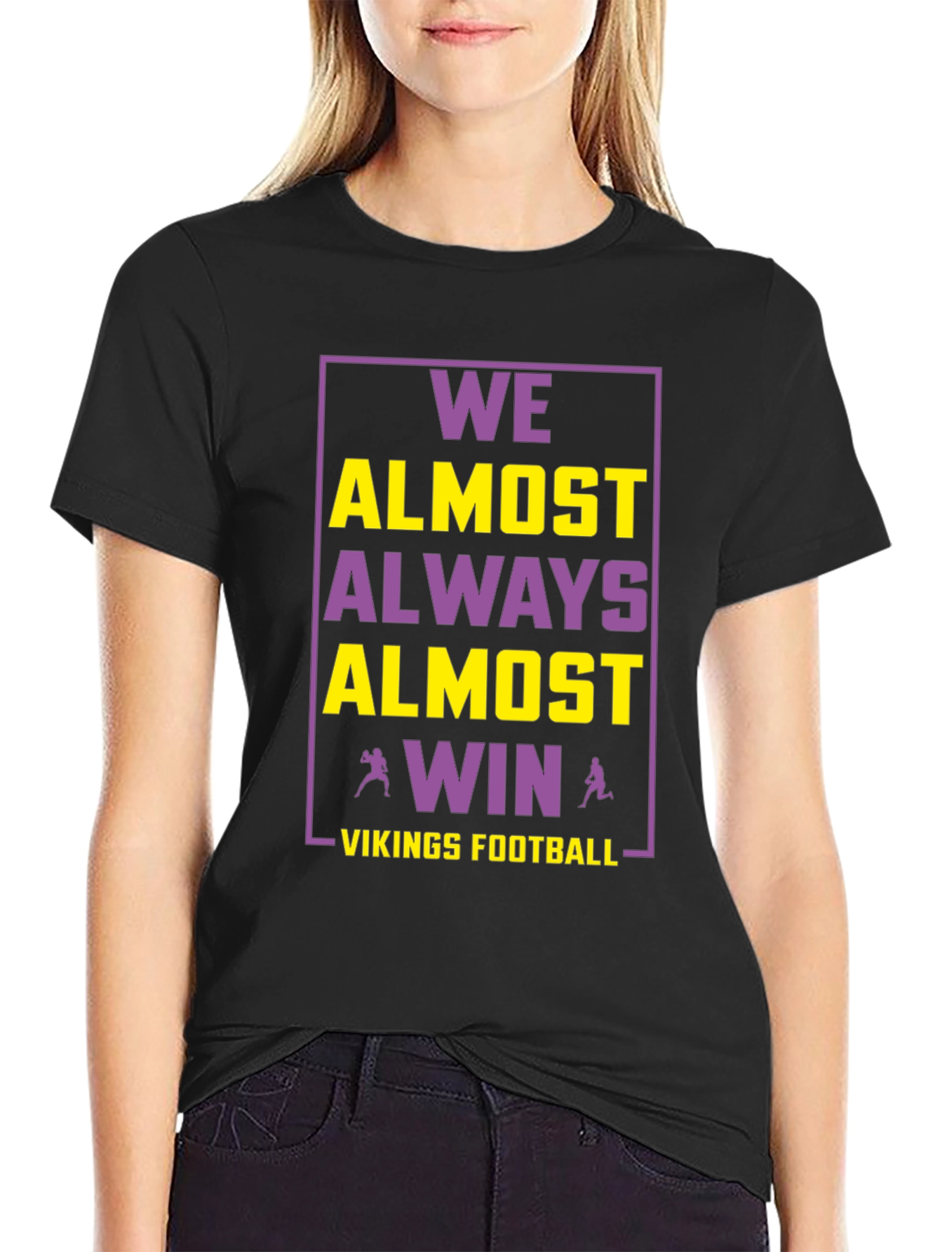 Vikings Football Graphic Tee - Always Almost Win!