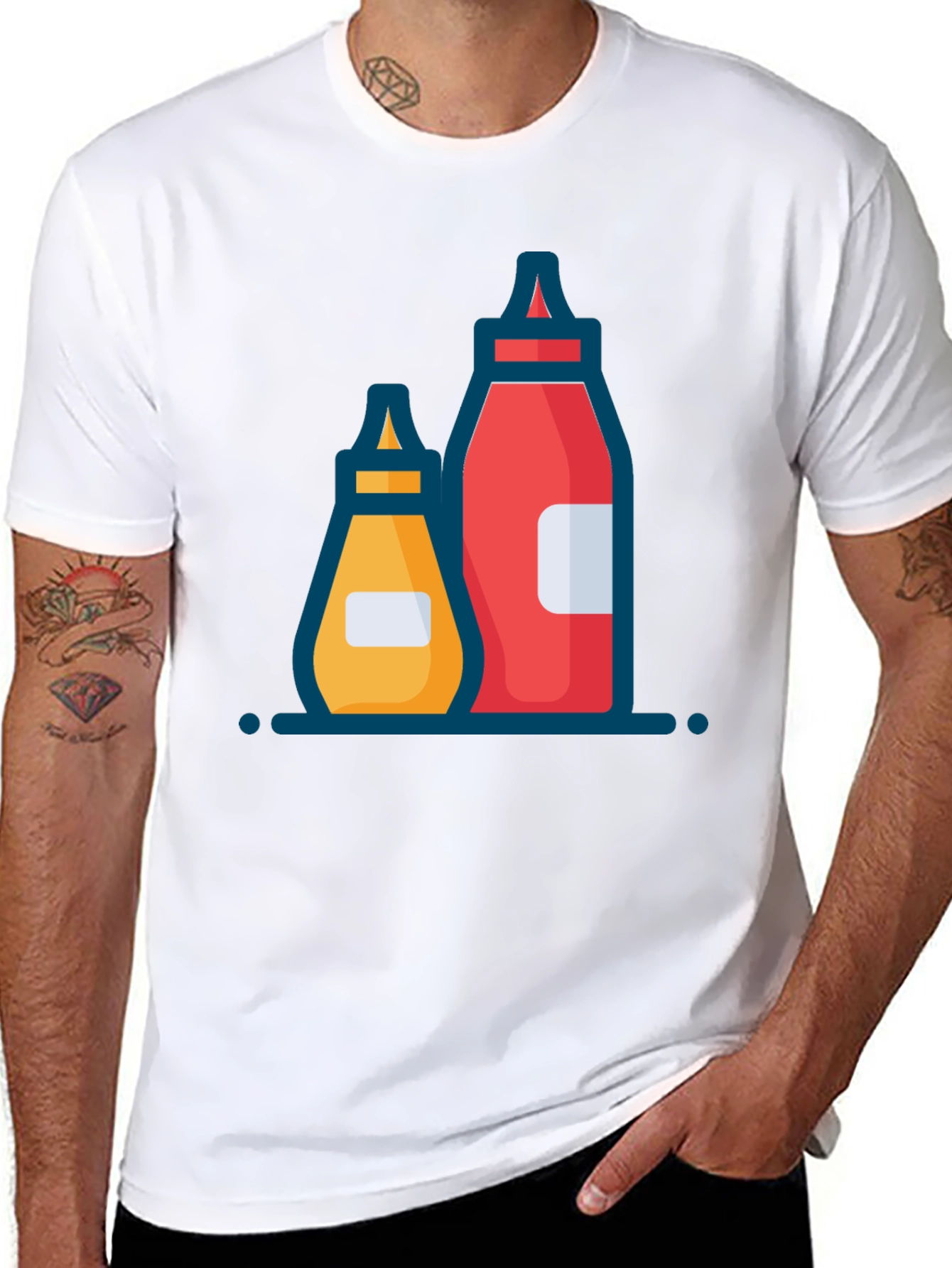 Ketchup & Mustard Graphic Tee