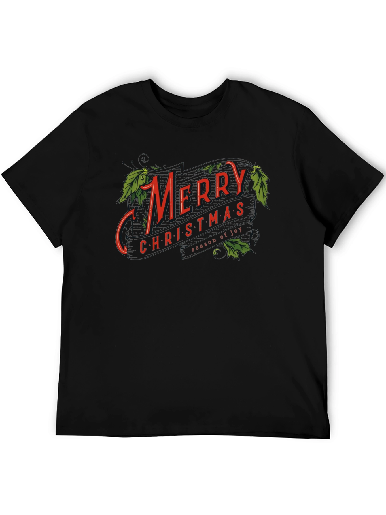 Merry Christmas Graphic T-Shirt Holiday Season Joy