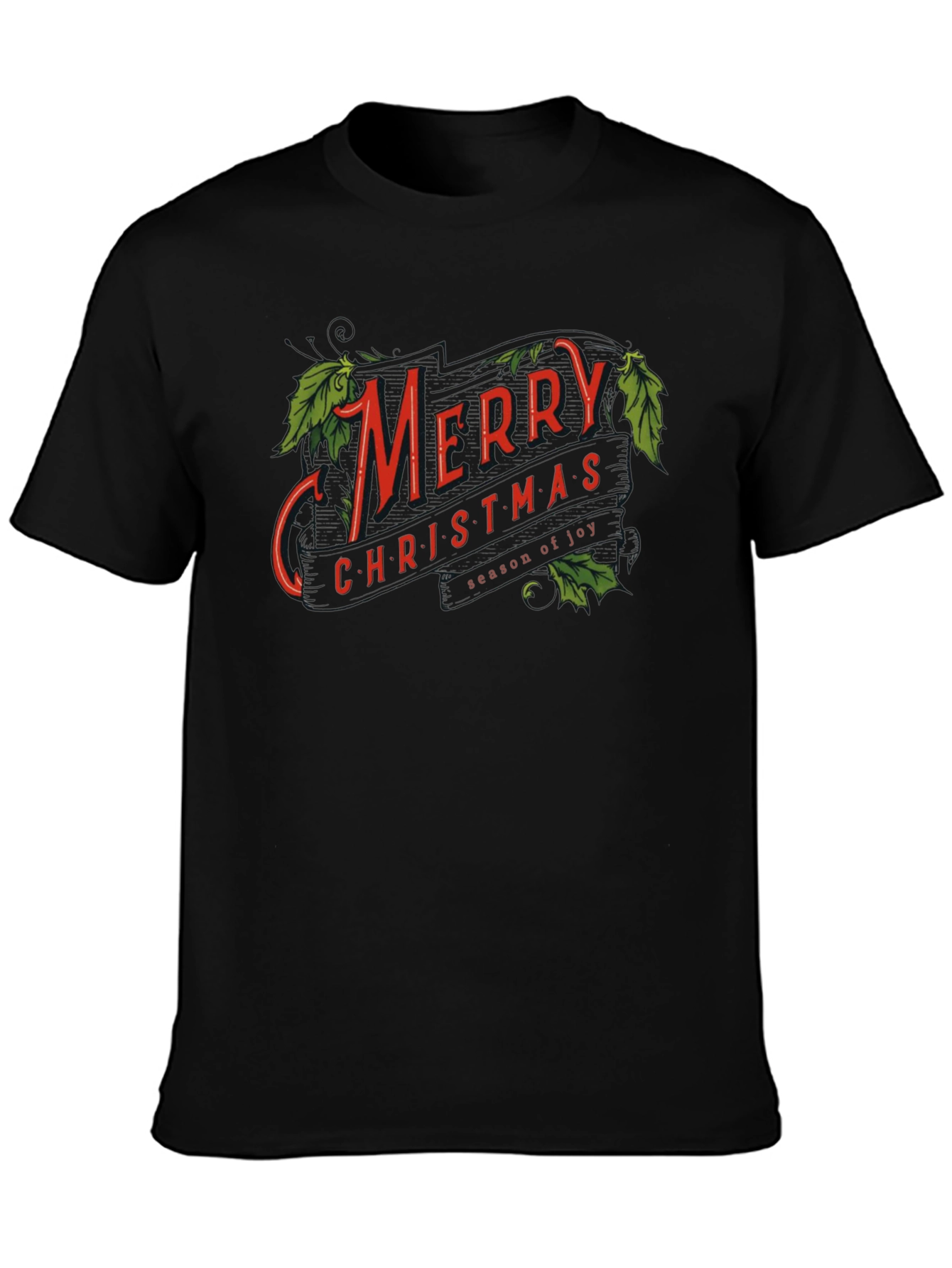 Merry Christmas Graphic T-Shirt Holiday Season Joy