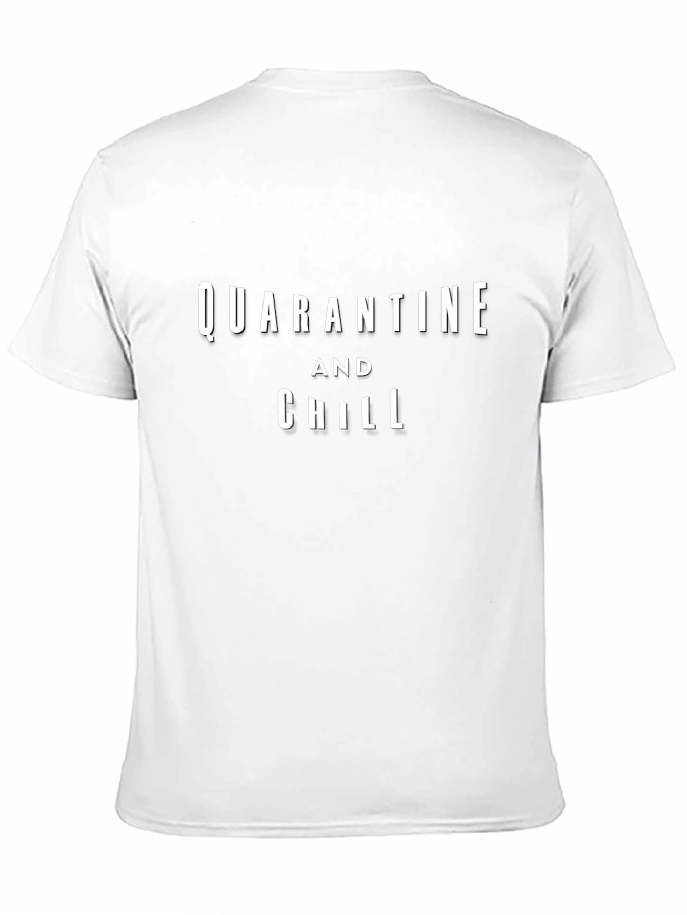 Quarantine and Chill Graphic T-Shirt - Black