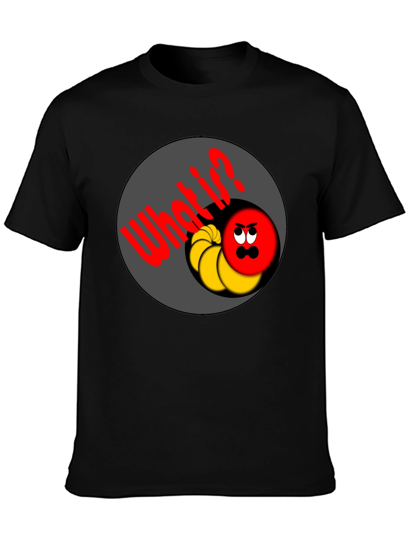 Cartoon Circle What?! T-Shirt