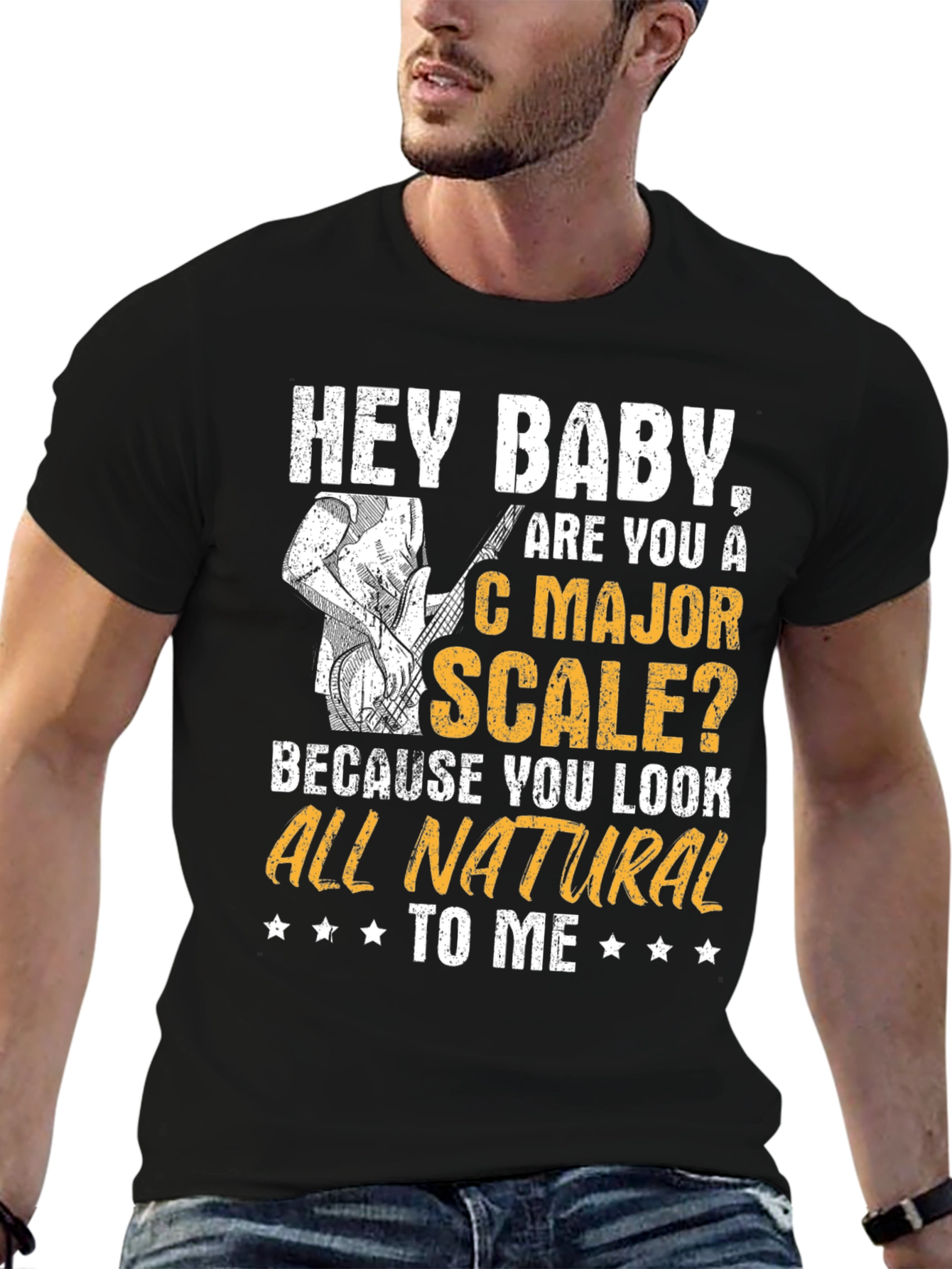 Hey Baby C Major Scale Bassist T-Shirt