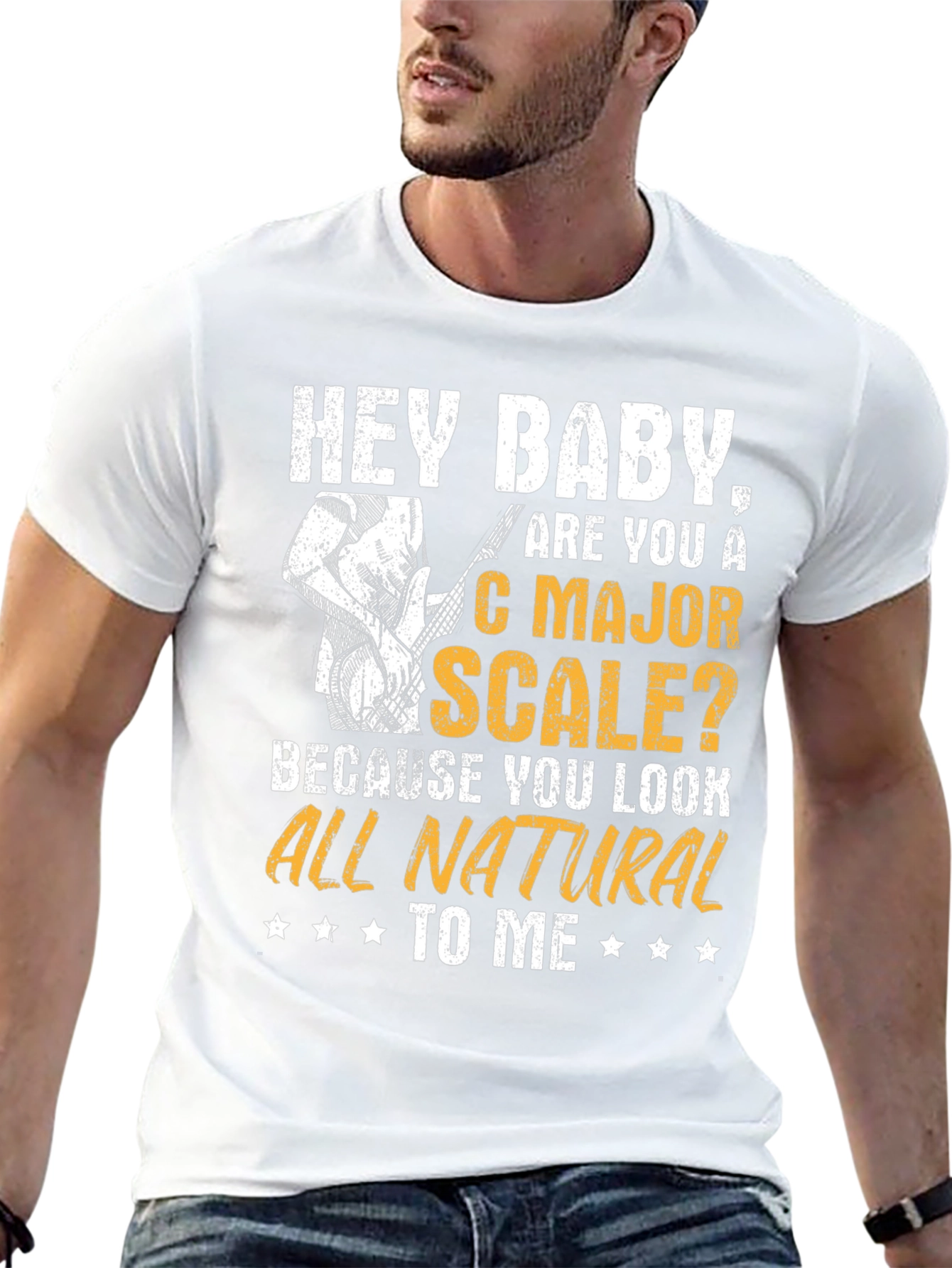 Hey Baby C Major Scale Bassist T-Shirt