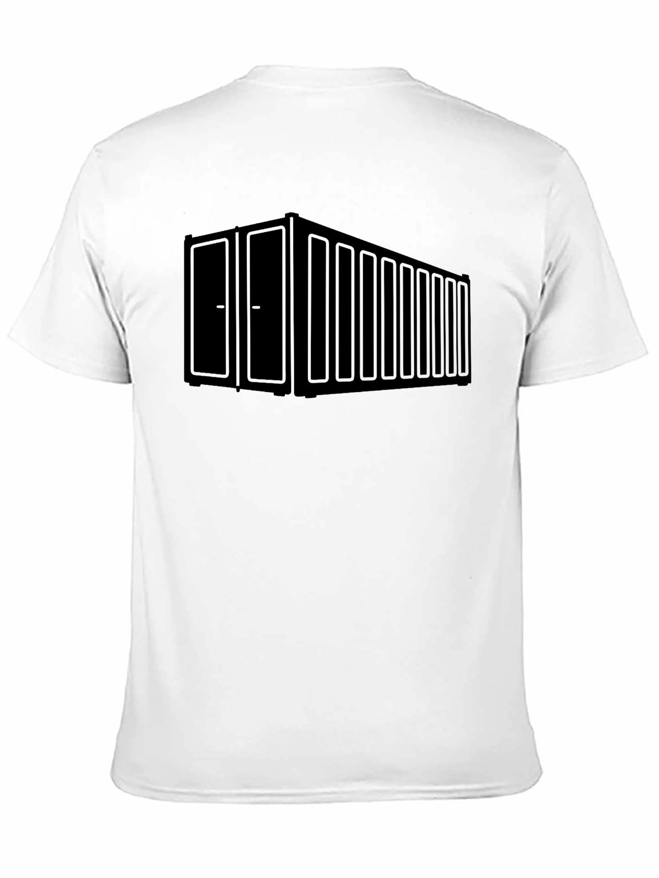 Shipping Container Graphic Tee - Cool Black T-Shirt