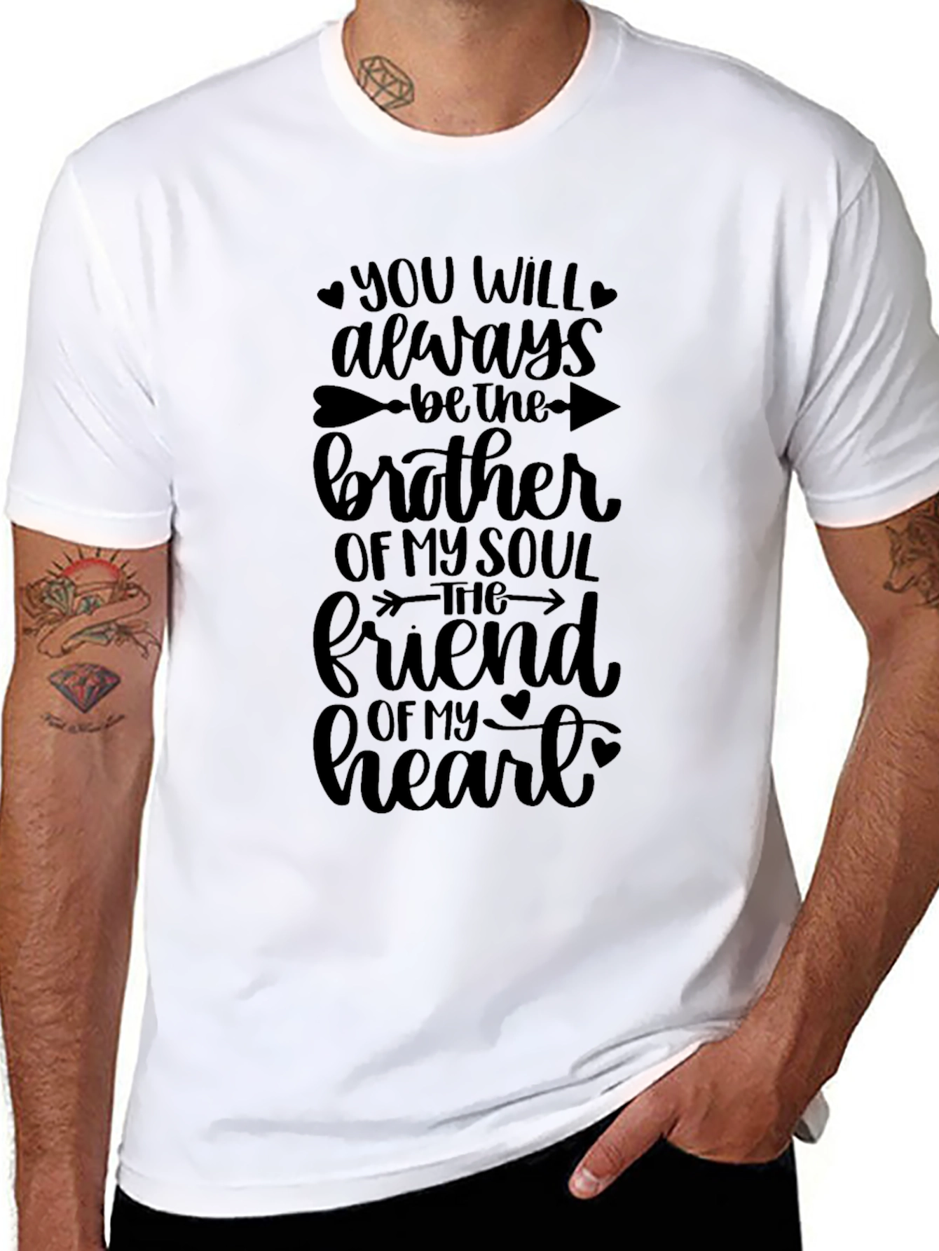 Brother of My Soul Heart T-Shirt