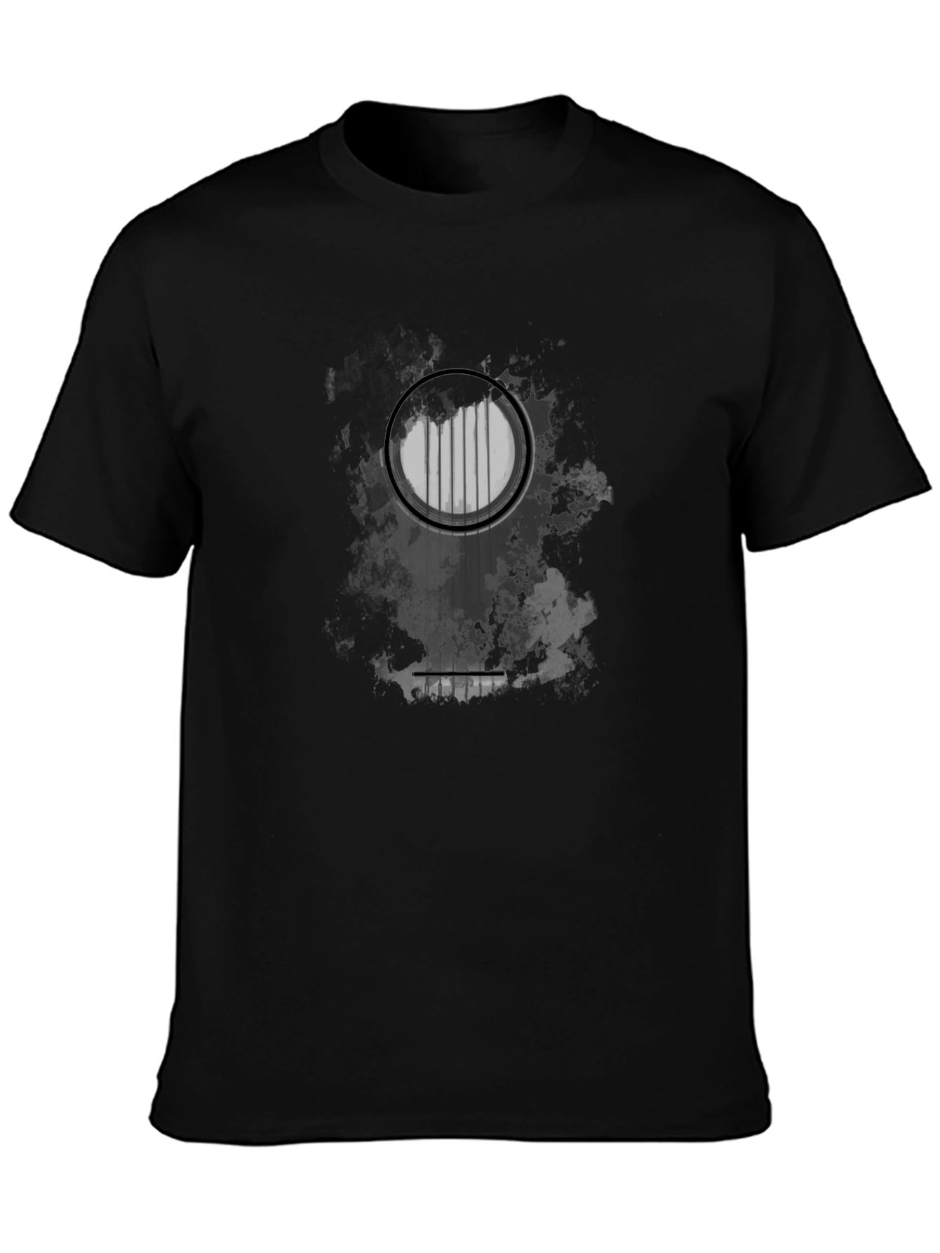 Abstract Guitar T-Shirt - Modern Graphic Tee