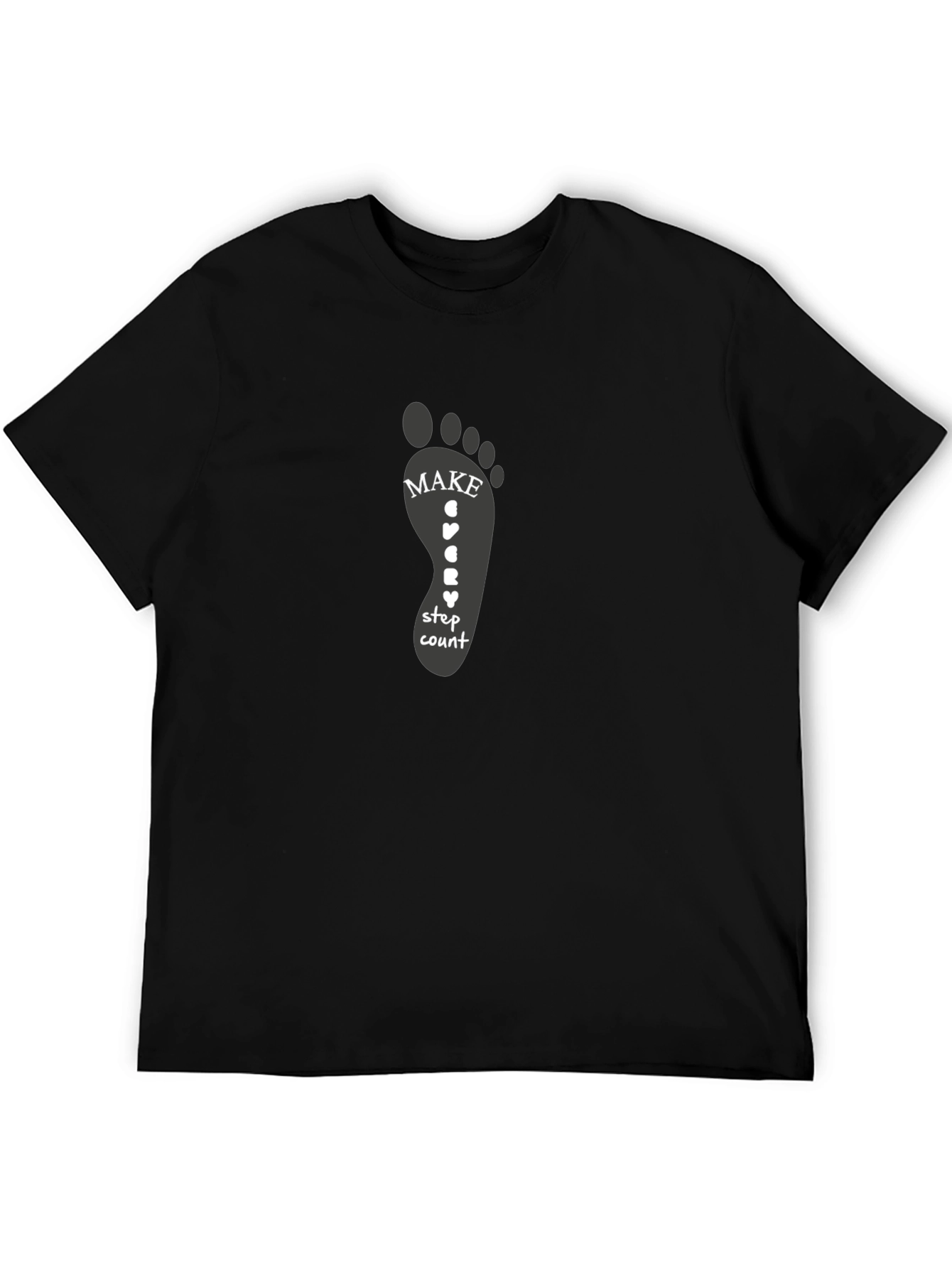 Footprint Motivation Tee - Make Every Step Count T-Shirt