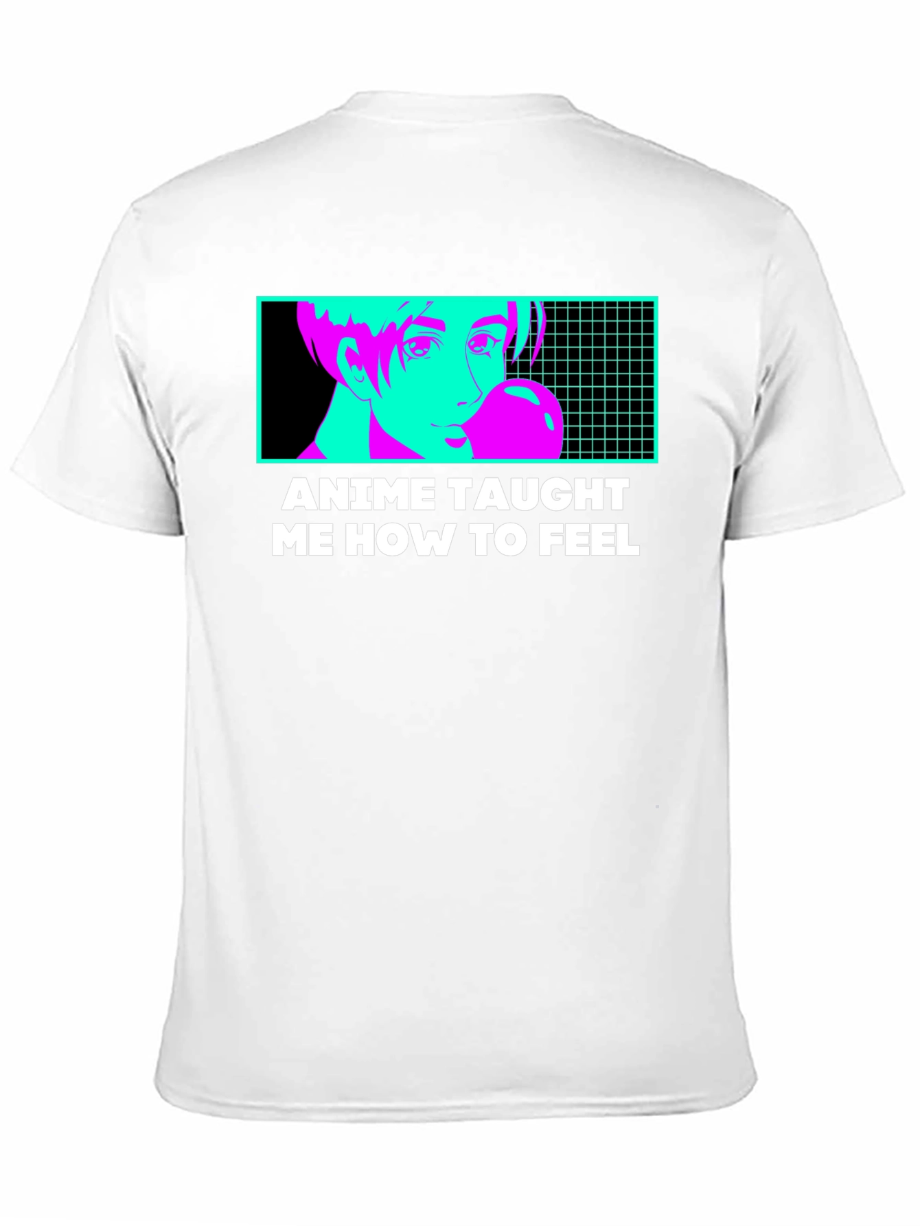 Anime Taught Me How to Feel Black T-Shirt