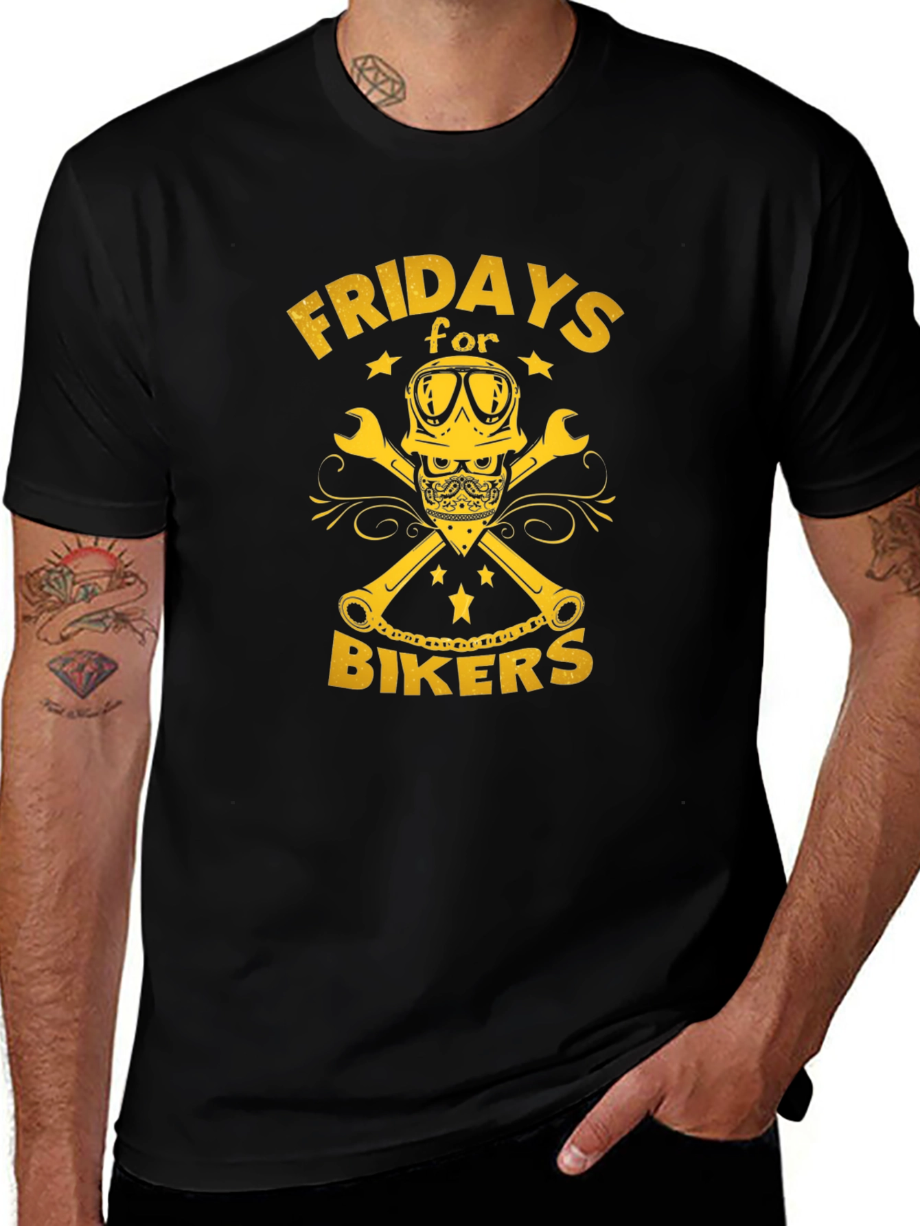 Fridays for Bikers Graphic T-Shirt