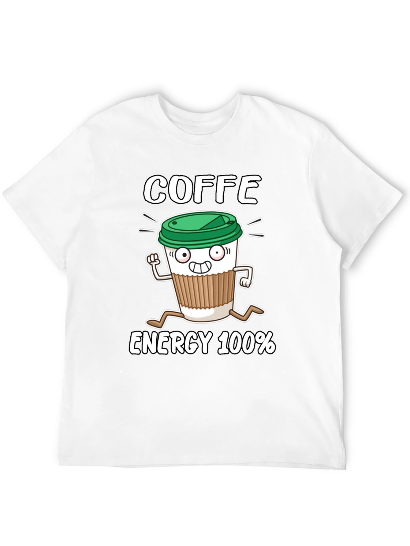 Coffee Energy 100% Graphic T-Shirt