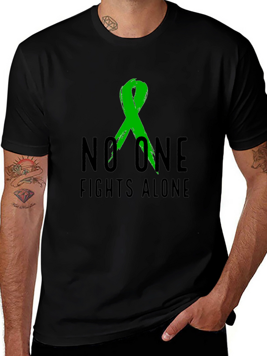 No One Fights Alone Awareness T-Shirt